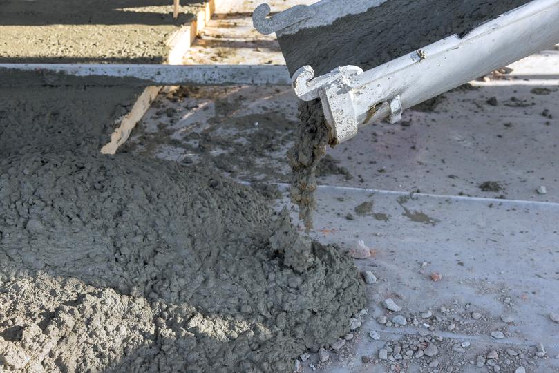 On-site concrete mixing and delivery services