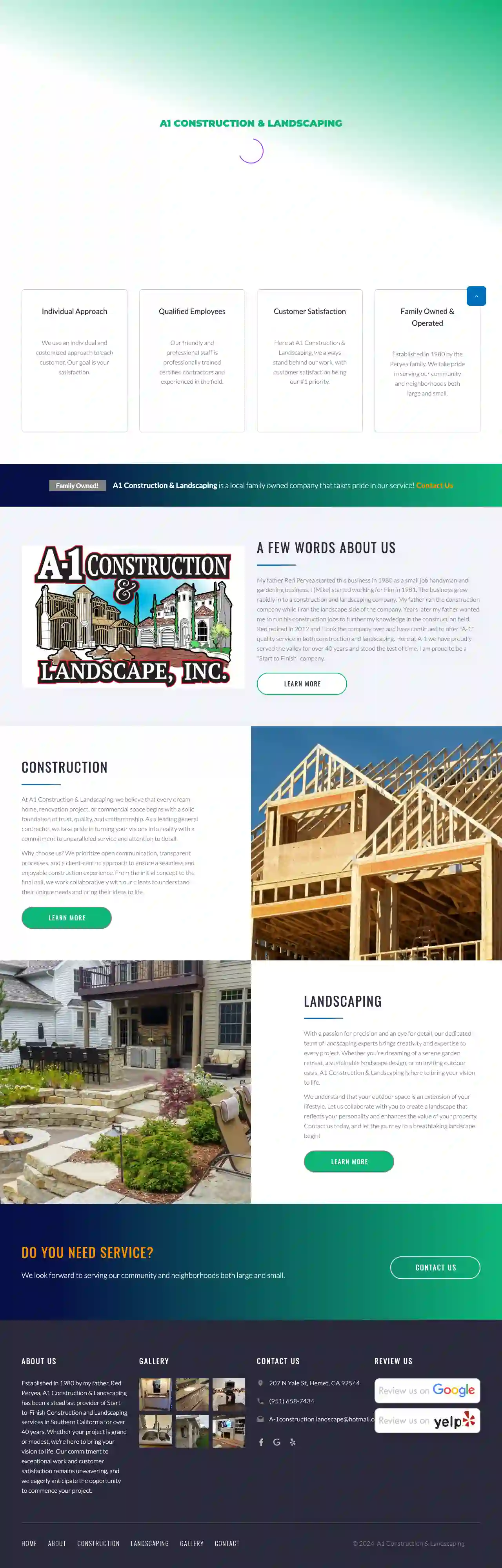 A-1 Construction & Landscaping Inc