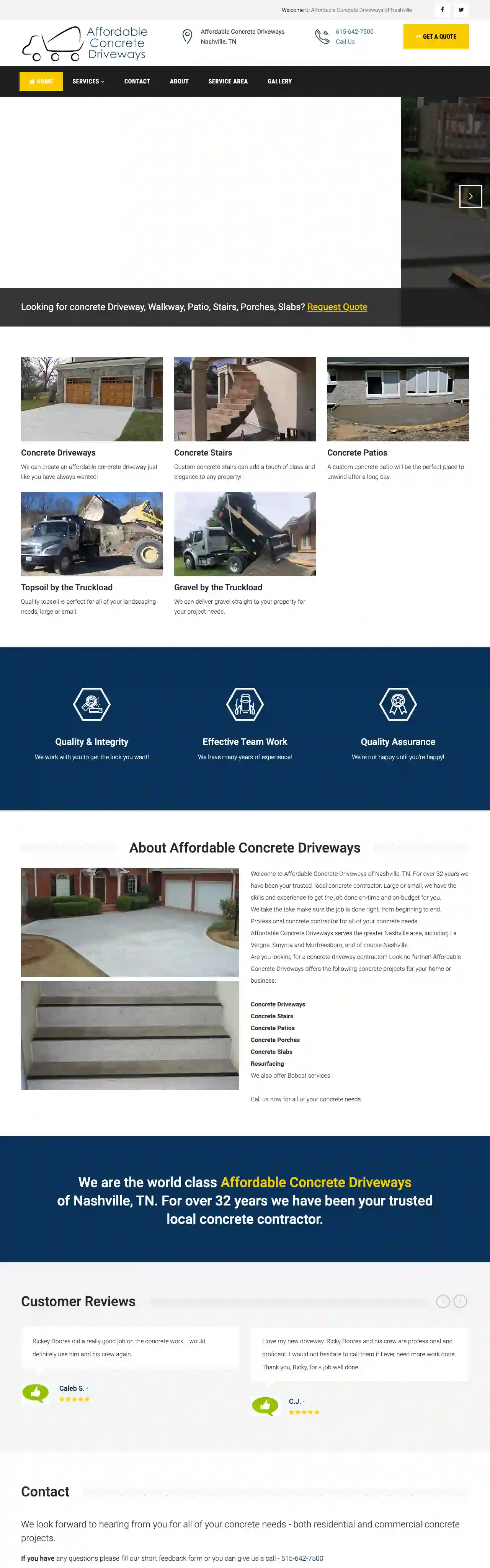 Affordable Concrete Driveways