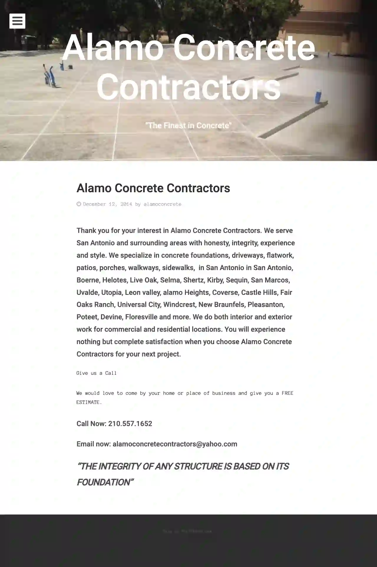 Alamo Concrete Contractors