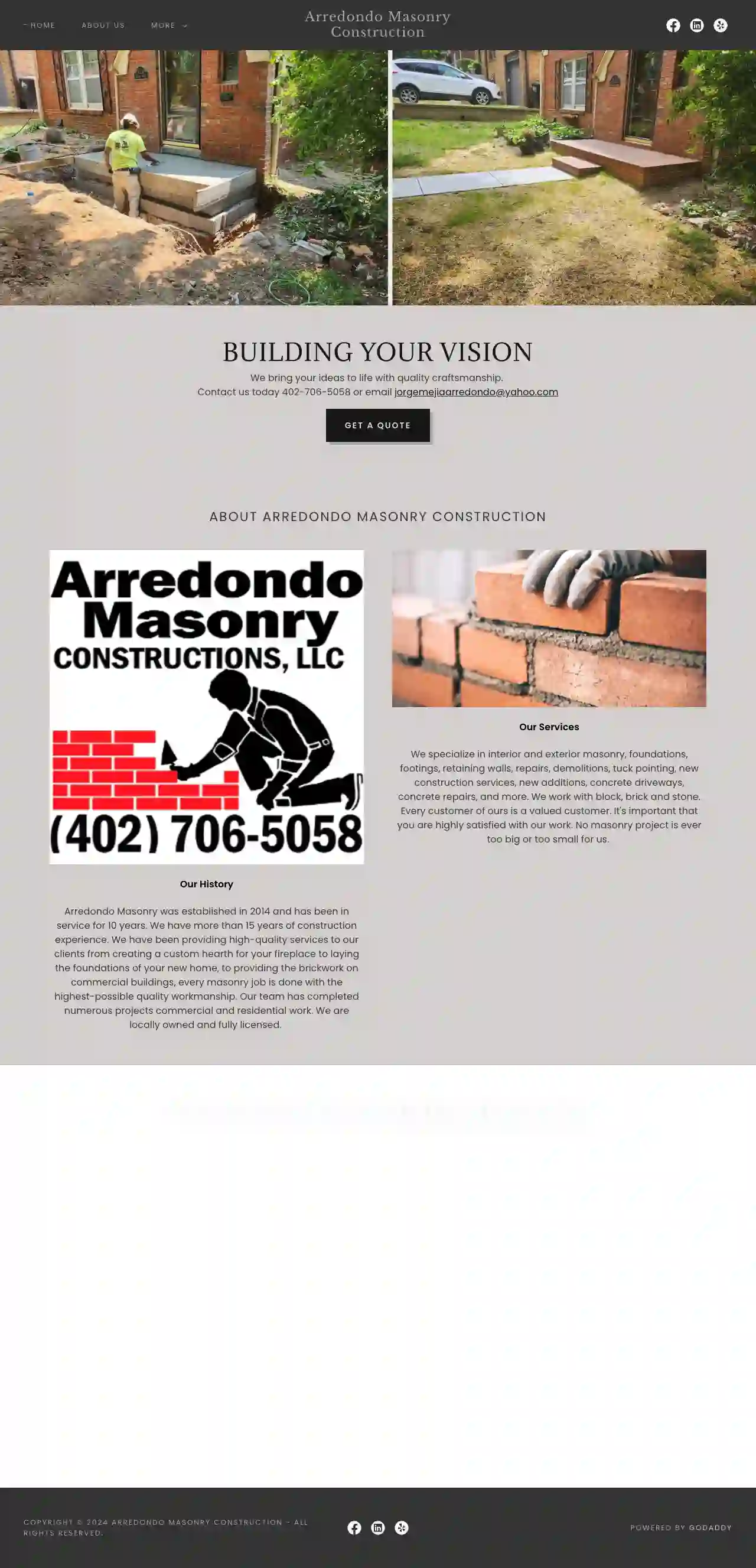 Arredondo Masonry Construction llc