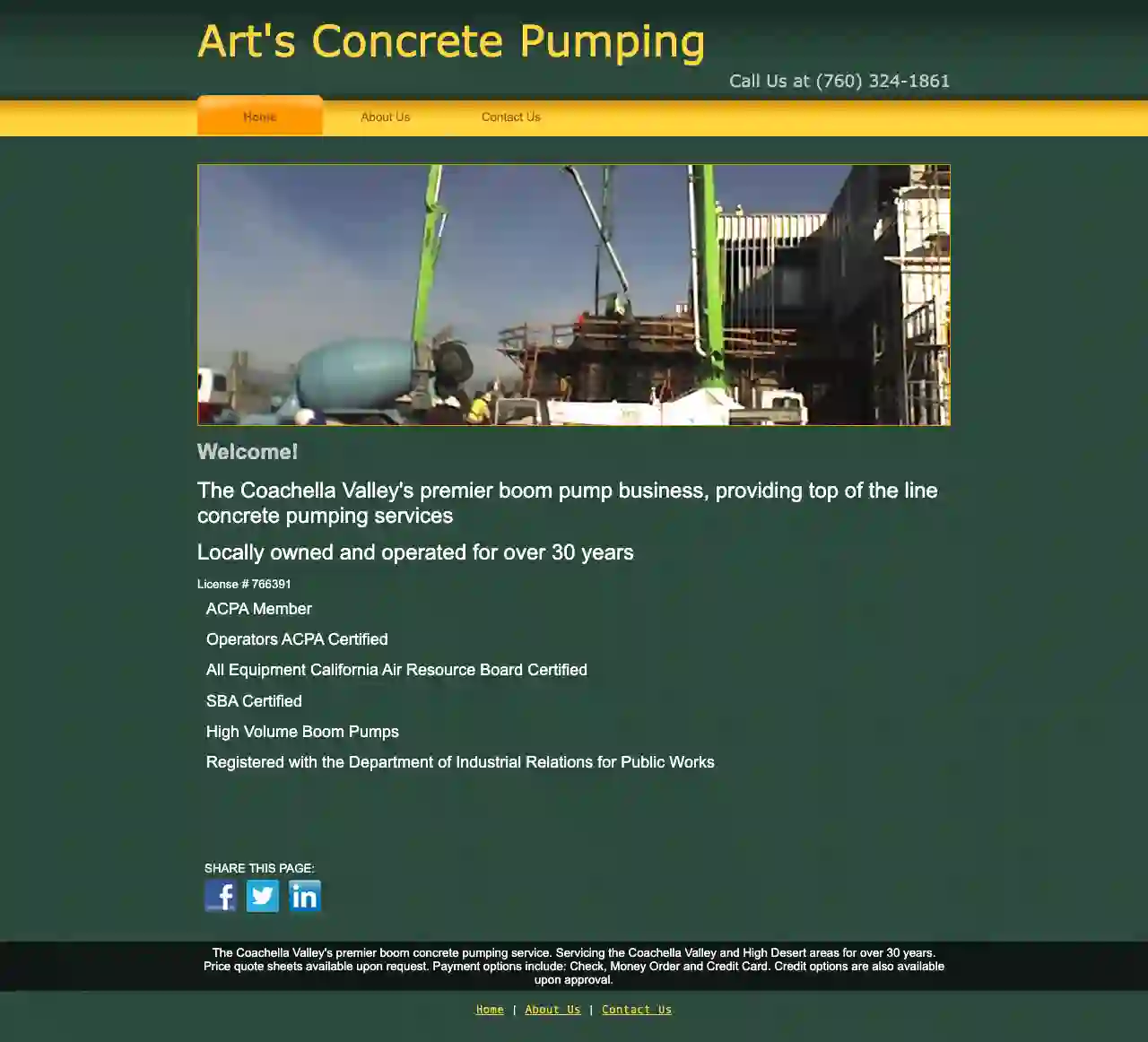 Art's Concrete Pumping