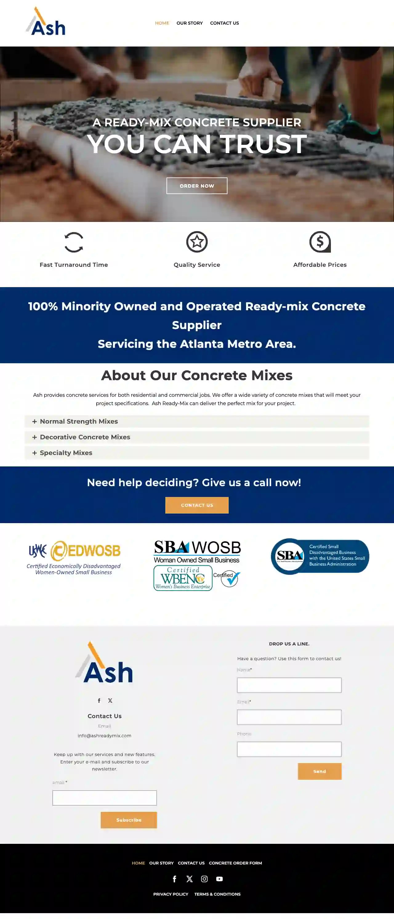 ASH Ready Mix Concrete Services LLC