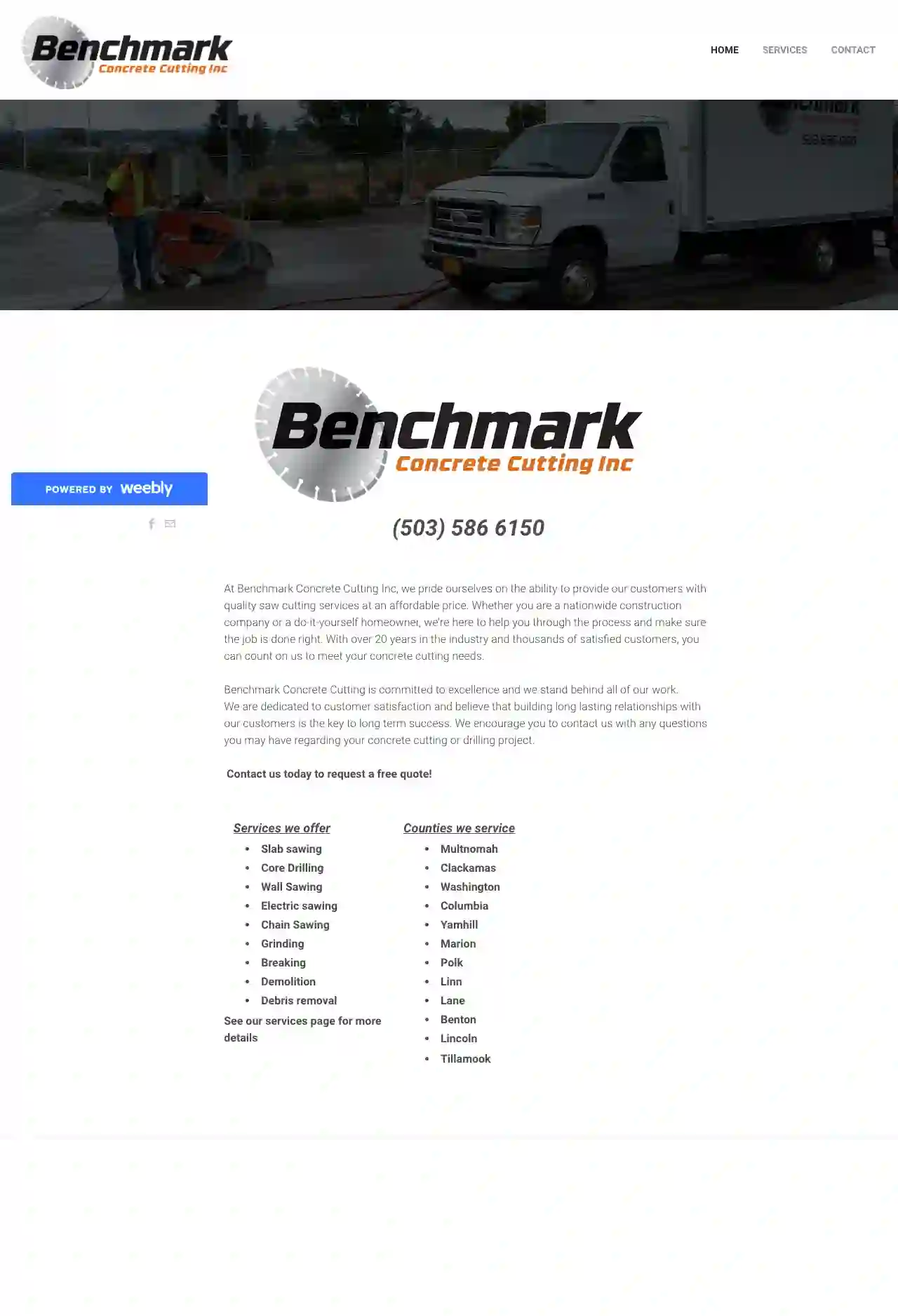 Benchmark Concrete Cutting Inc.