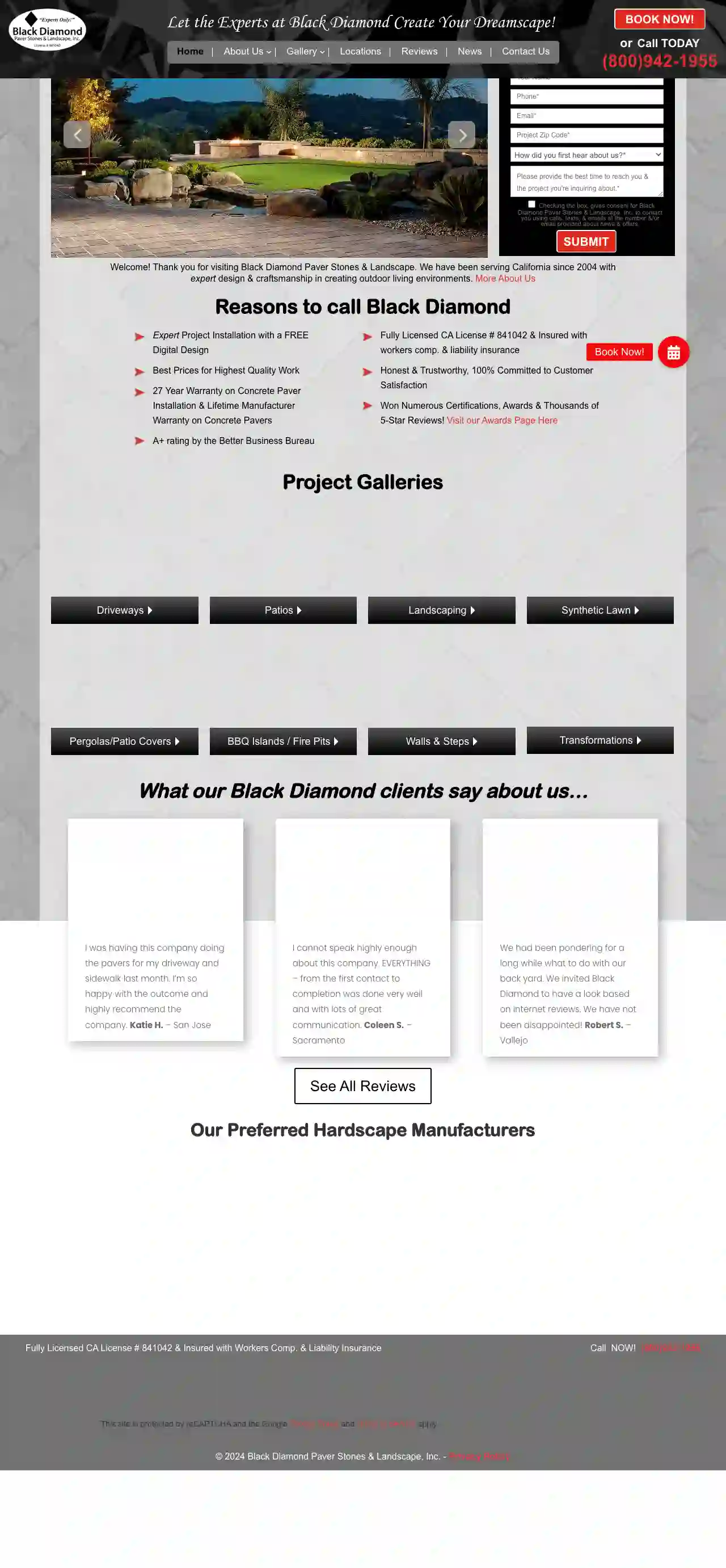 Black Diamond Paver Stones & Landscape, Inc.