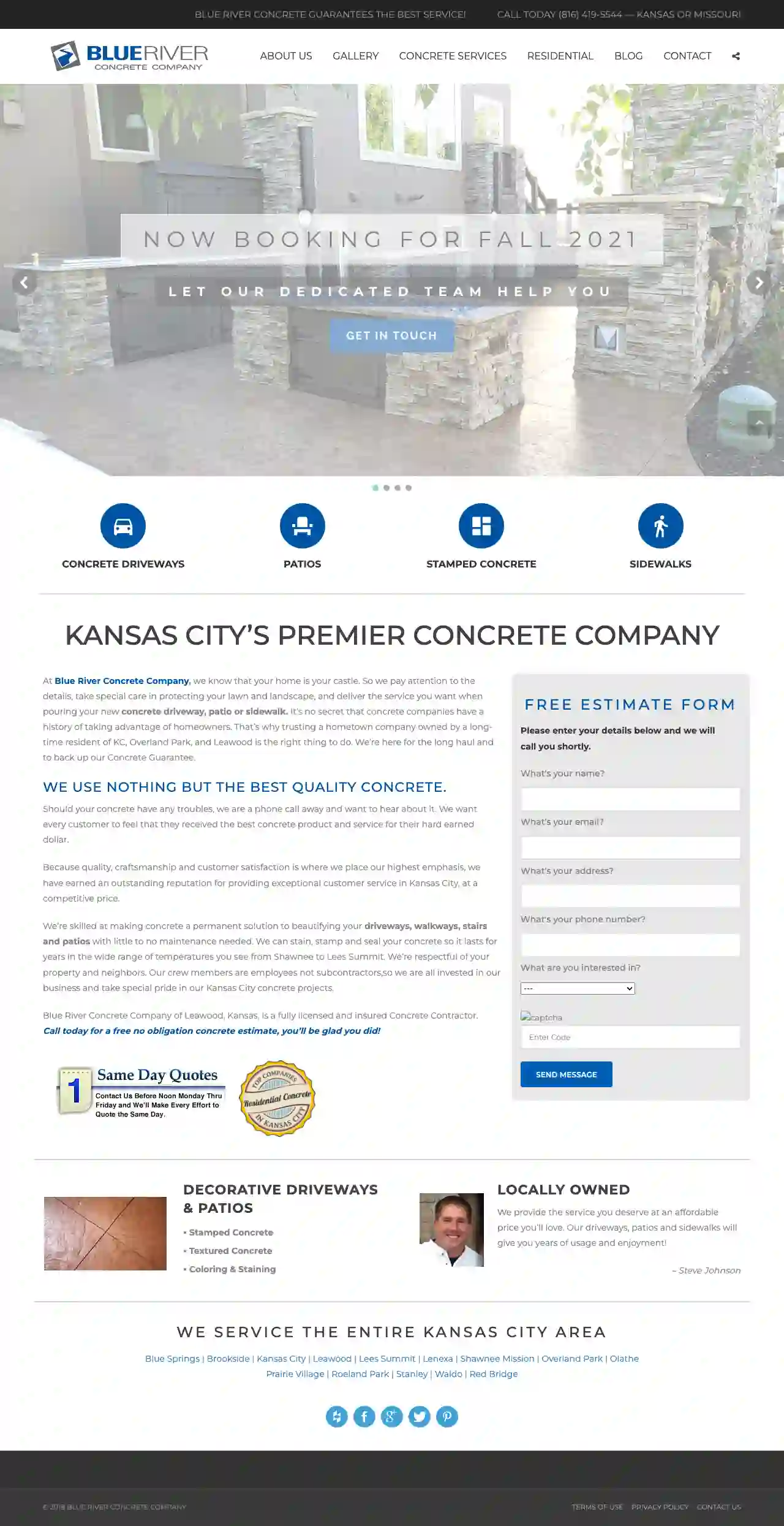 Blue River Concrete Company