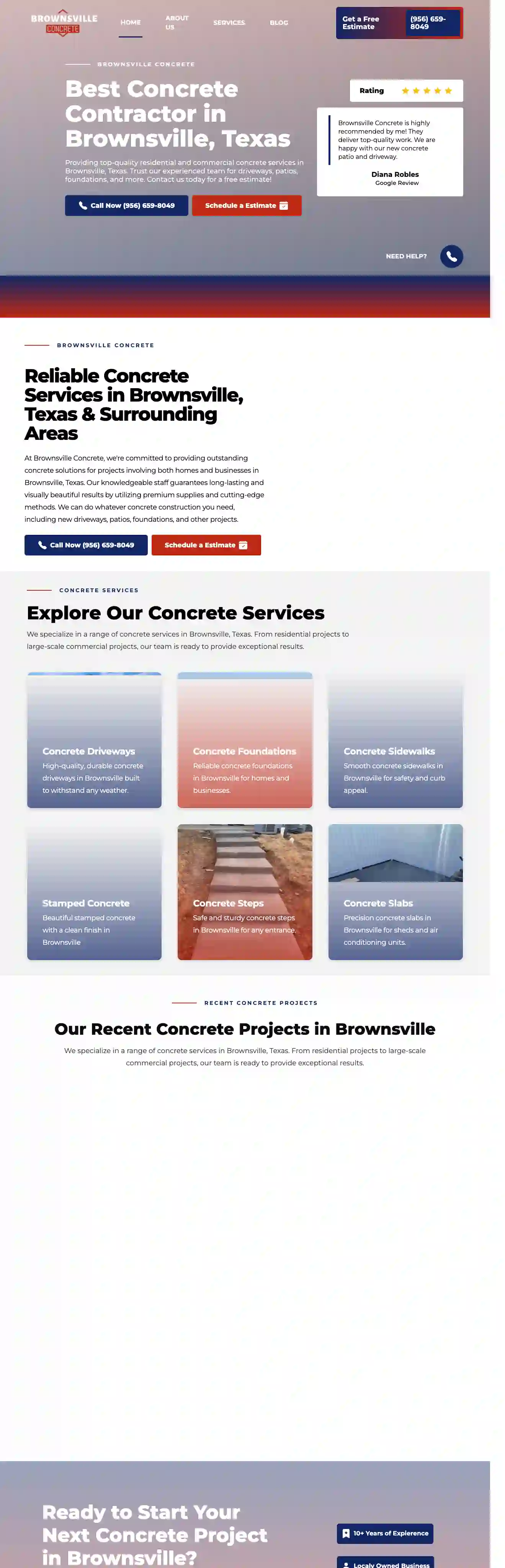 Brownsville Concrete Contractor