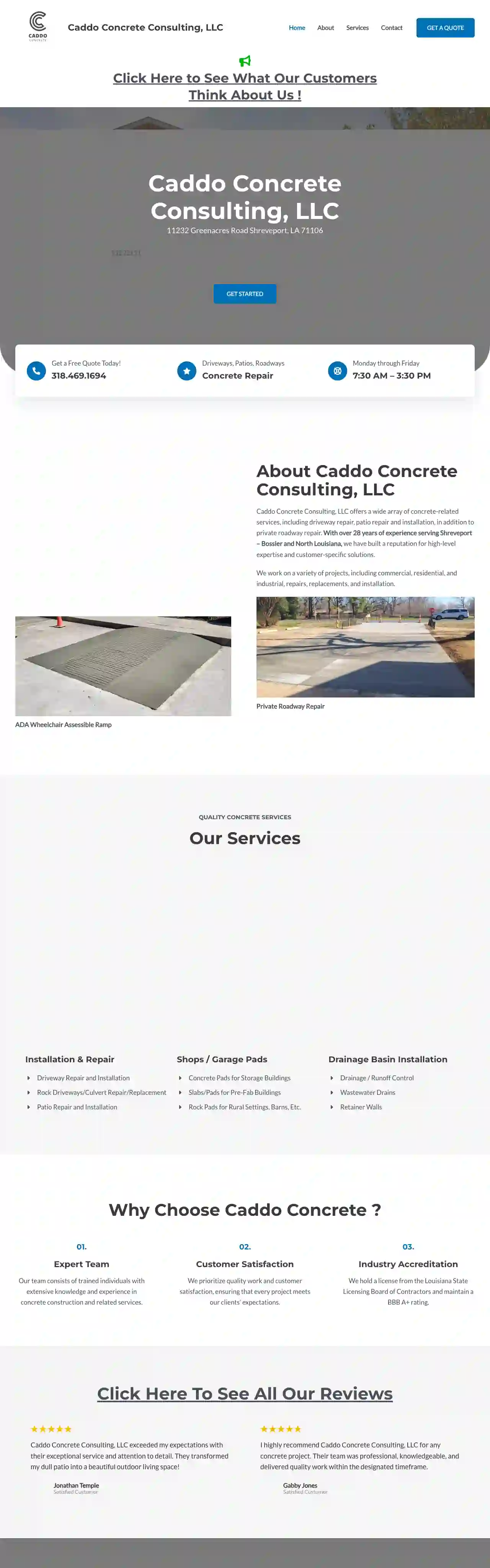 Caddo Concrete Consulting, LLC