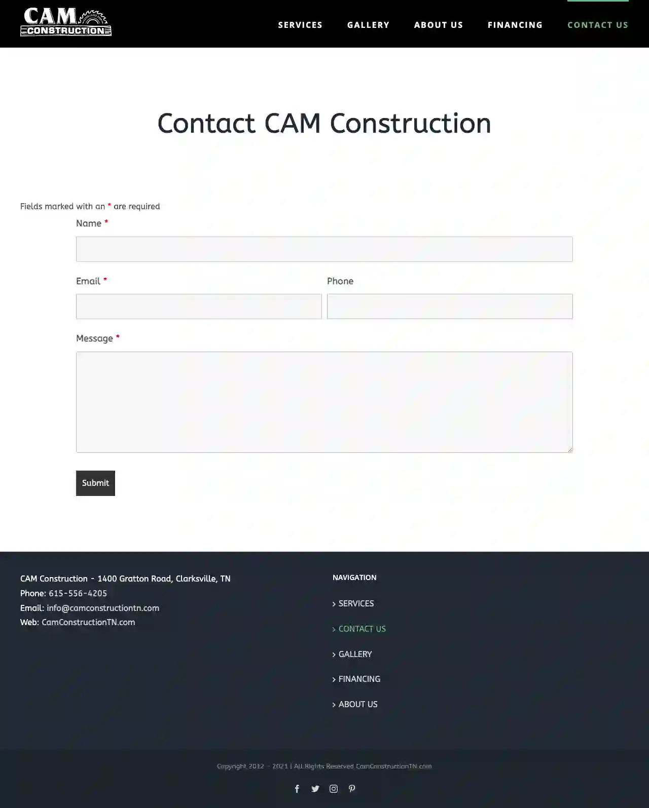 CAM Construction