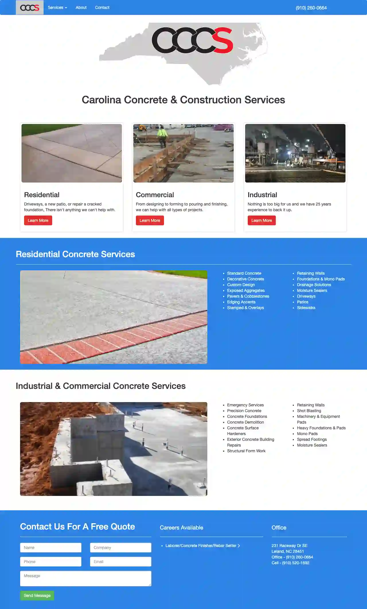 Carolina Concrete & Construction Services