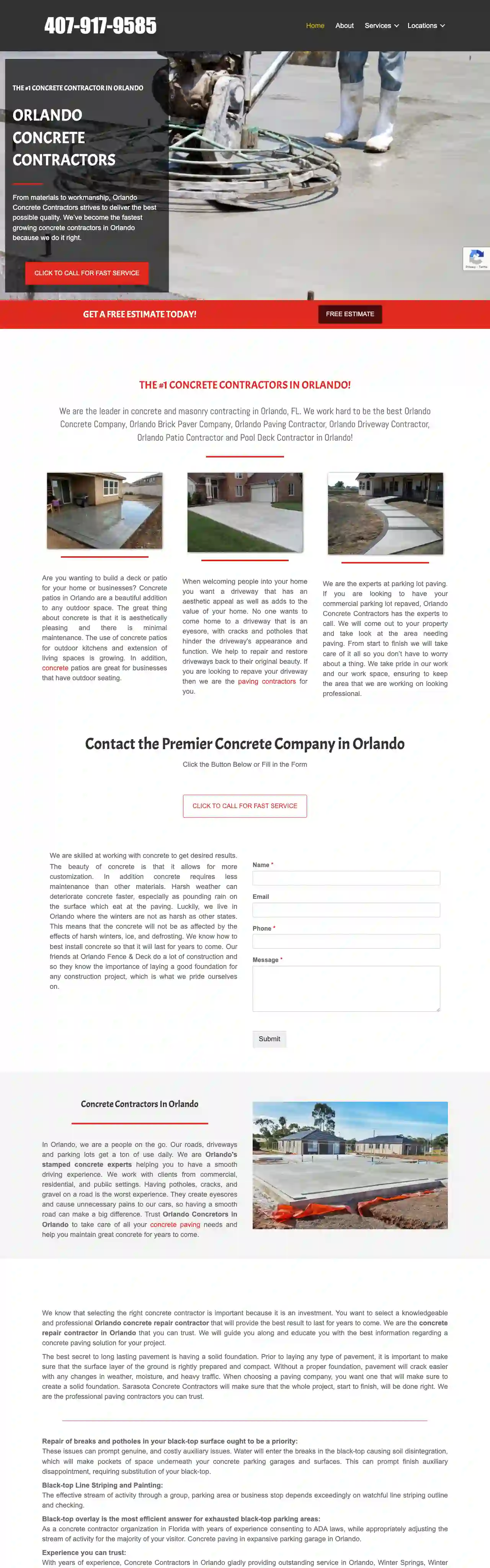 Orlando Concrete Contractors