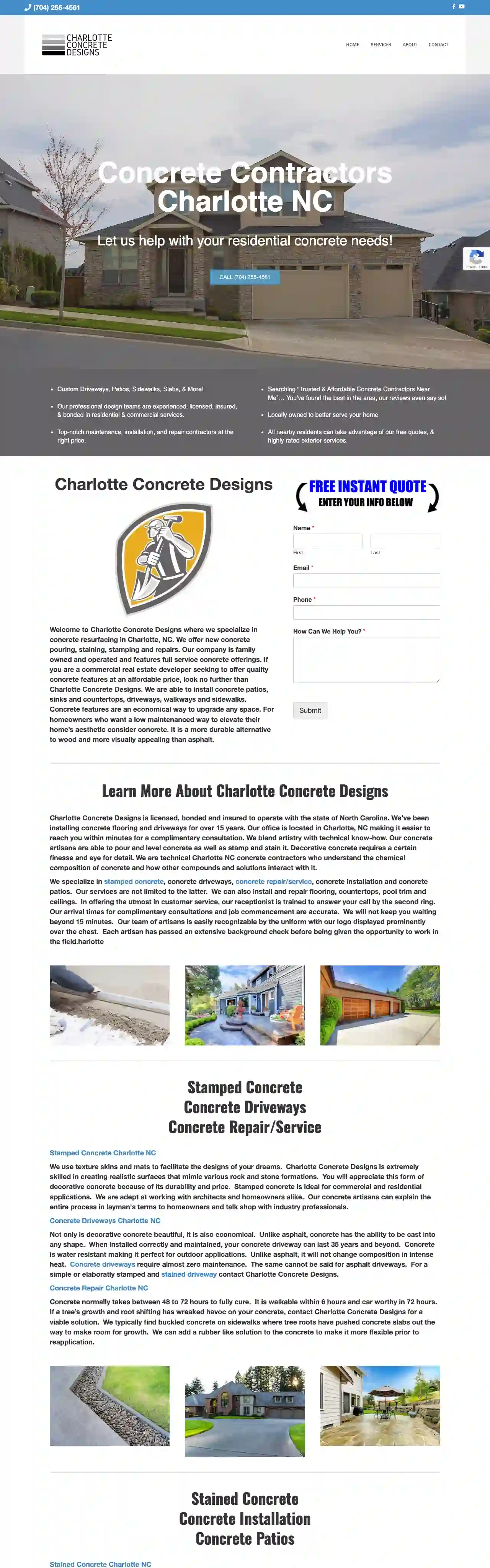 Charlotte Concrete Designs