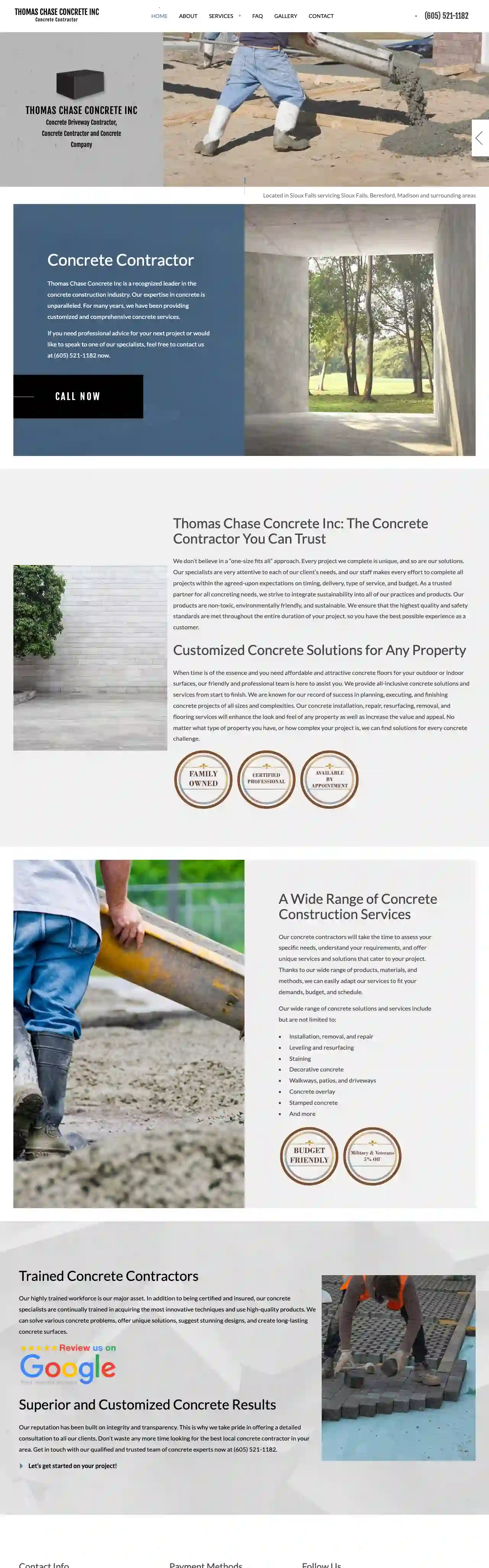 Thomas Chase Concrete Inc