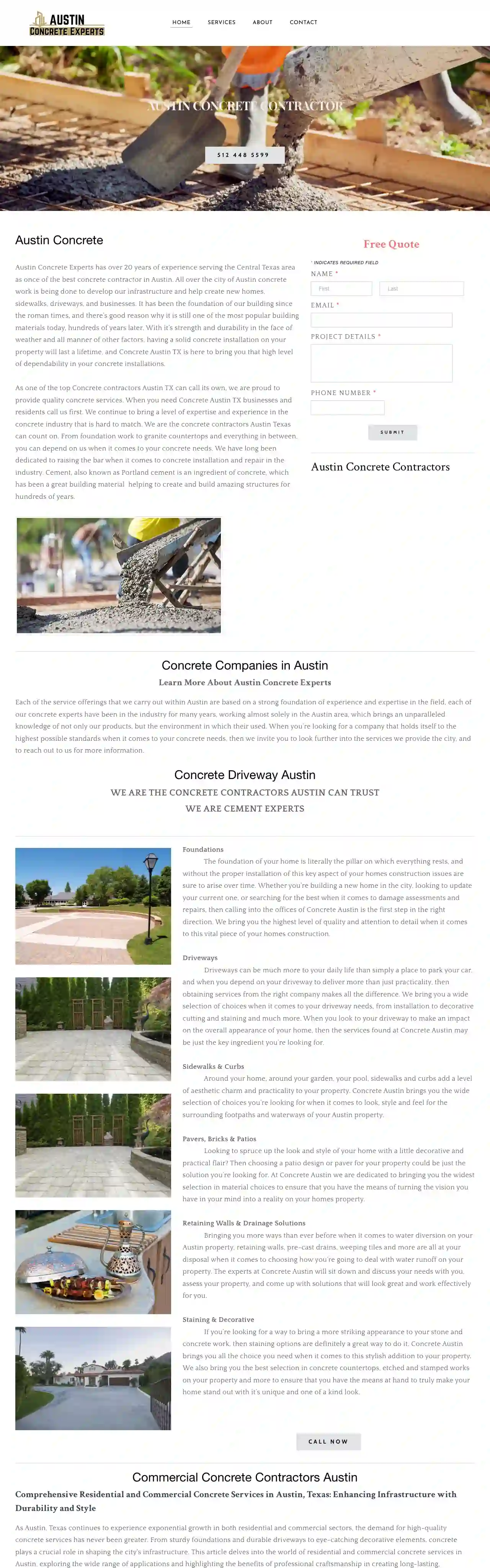 Austin Concrete Experts