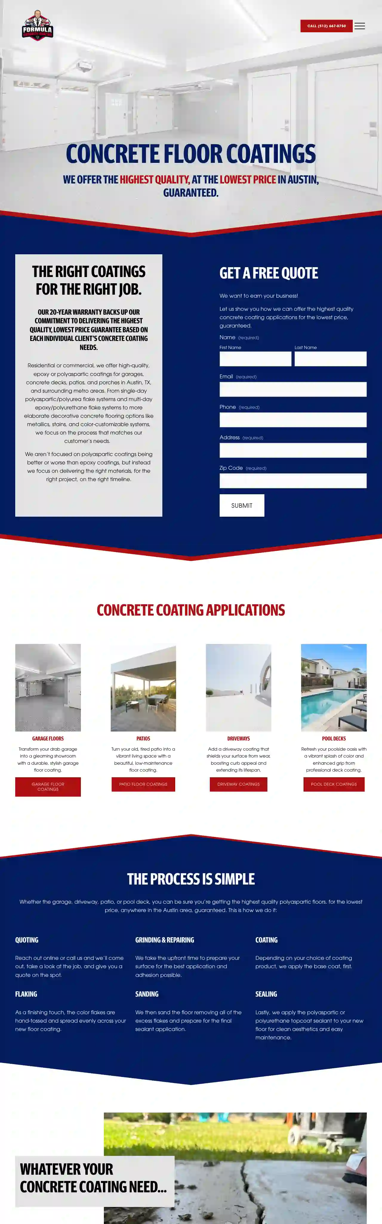 Formula Concrete Coating