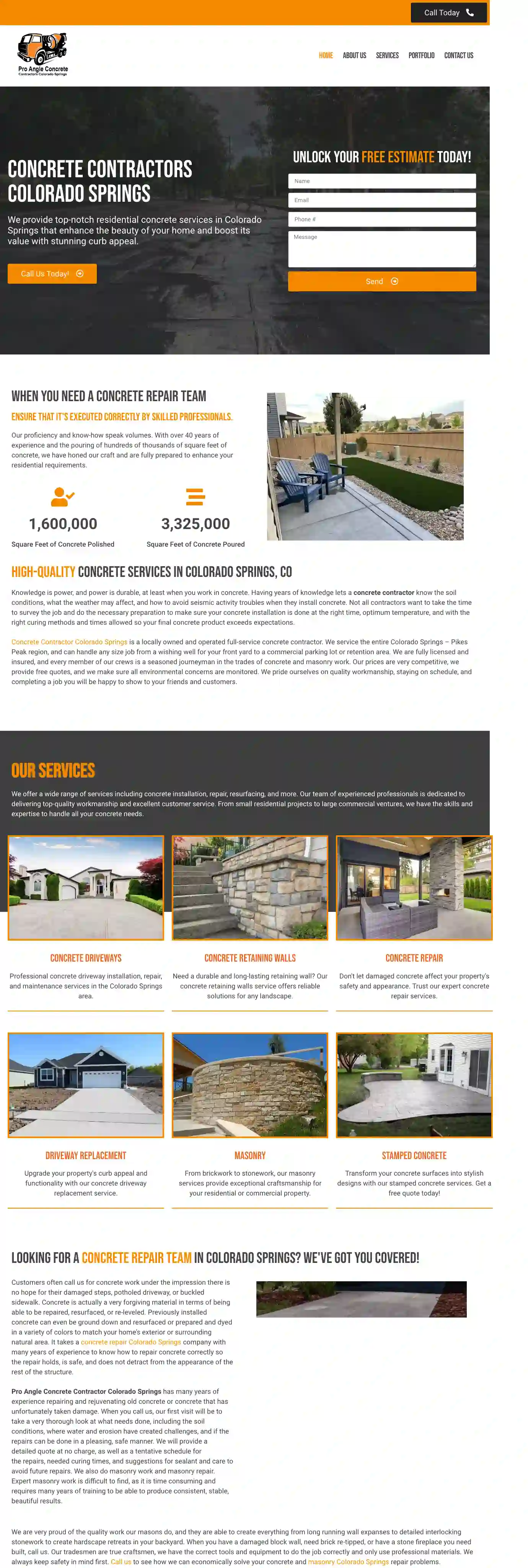 Pro Angle Concrete Contractors