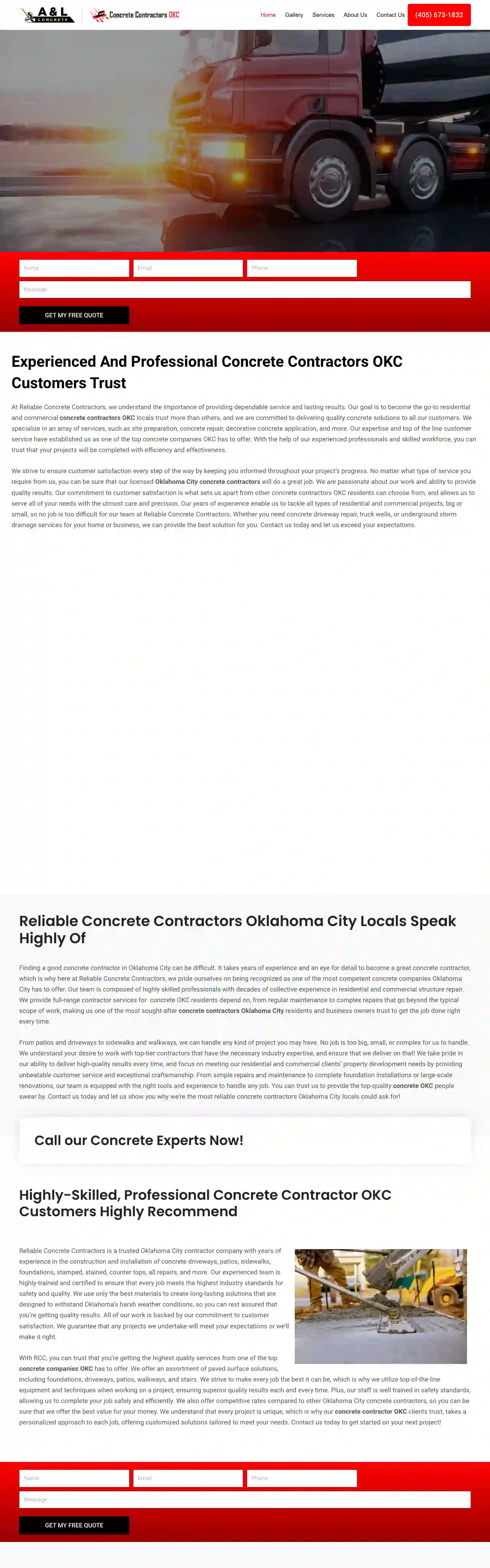 Reliable Concrete Contractors OKC