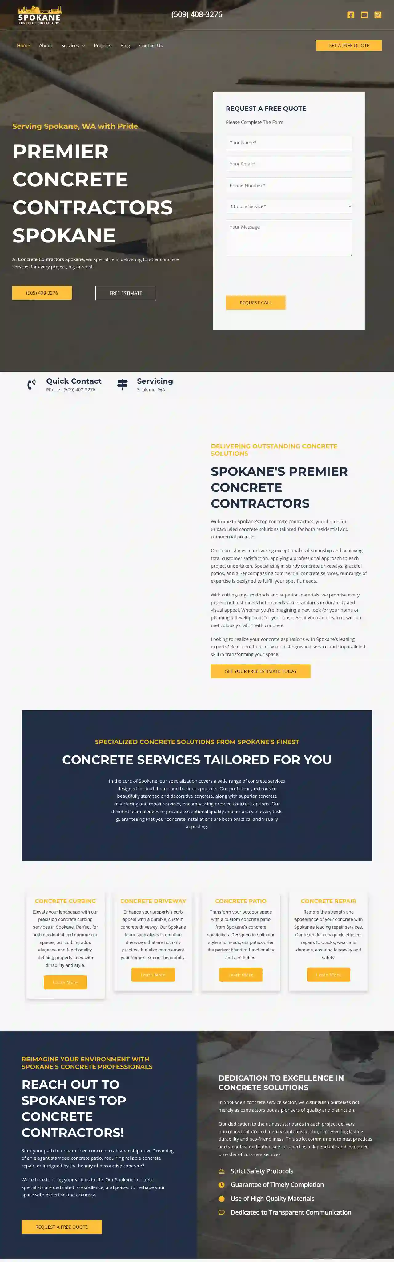 Concrete Contractors Spokane WA