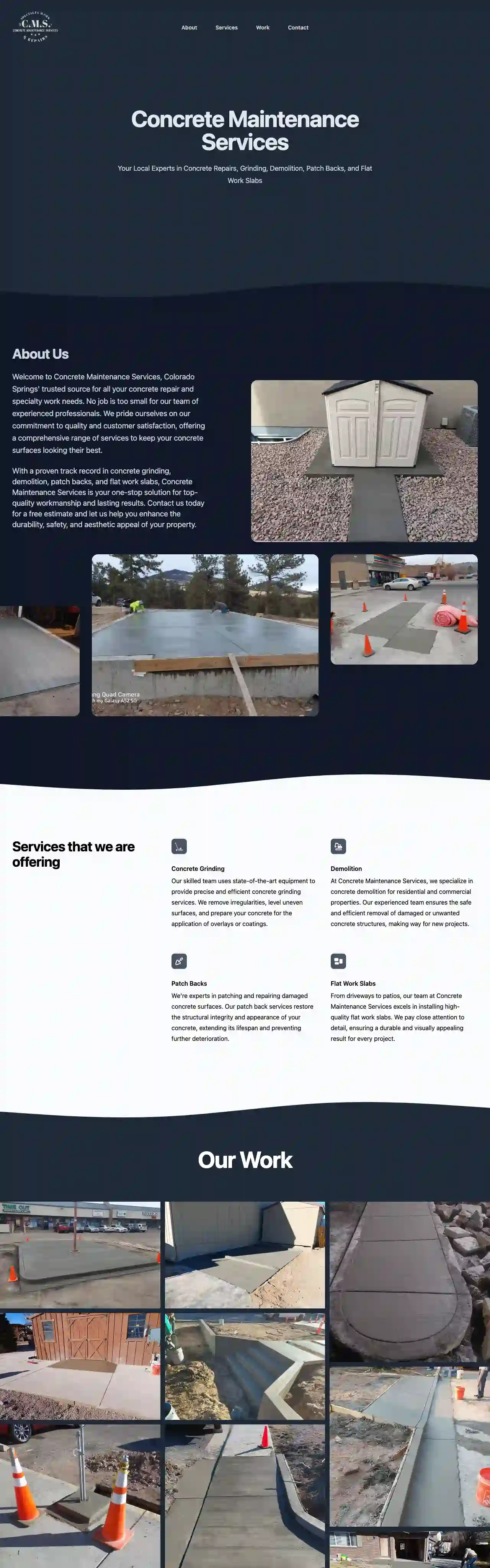 Concrete Maintenance Services