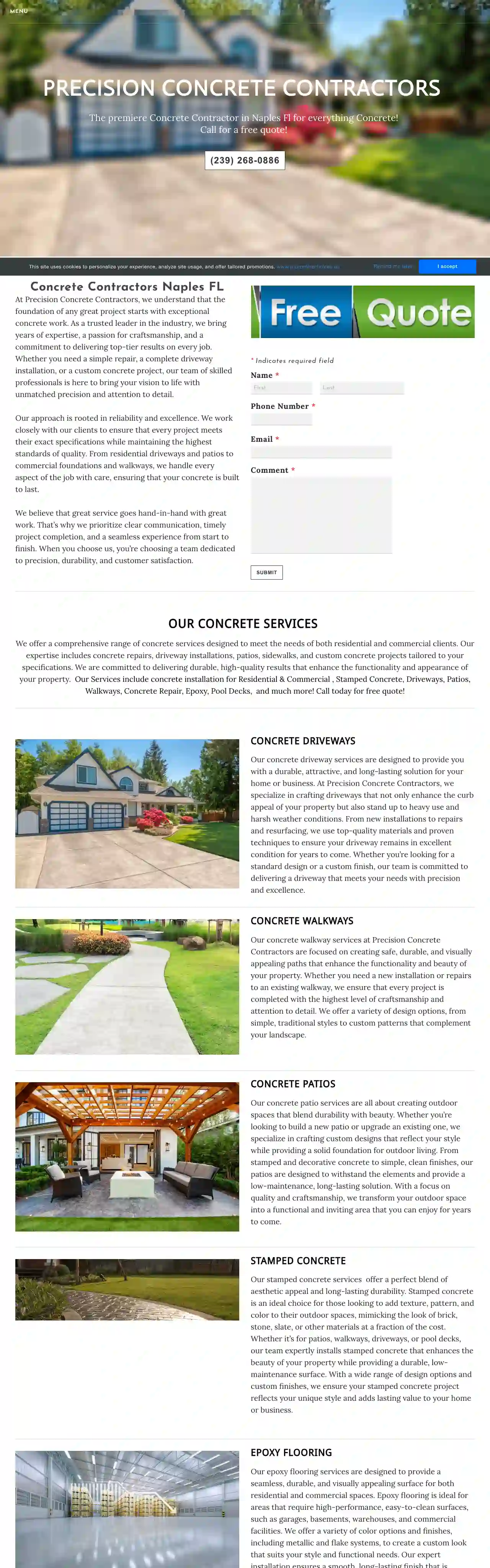 Precision Concrete Contractors