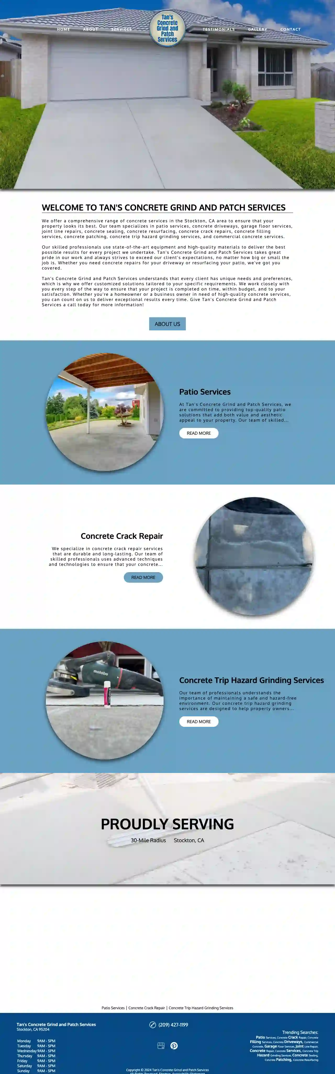 Tan's Concrete Grind and Patch Services