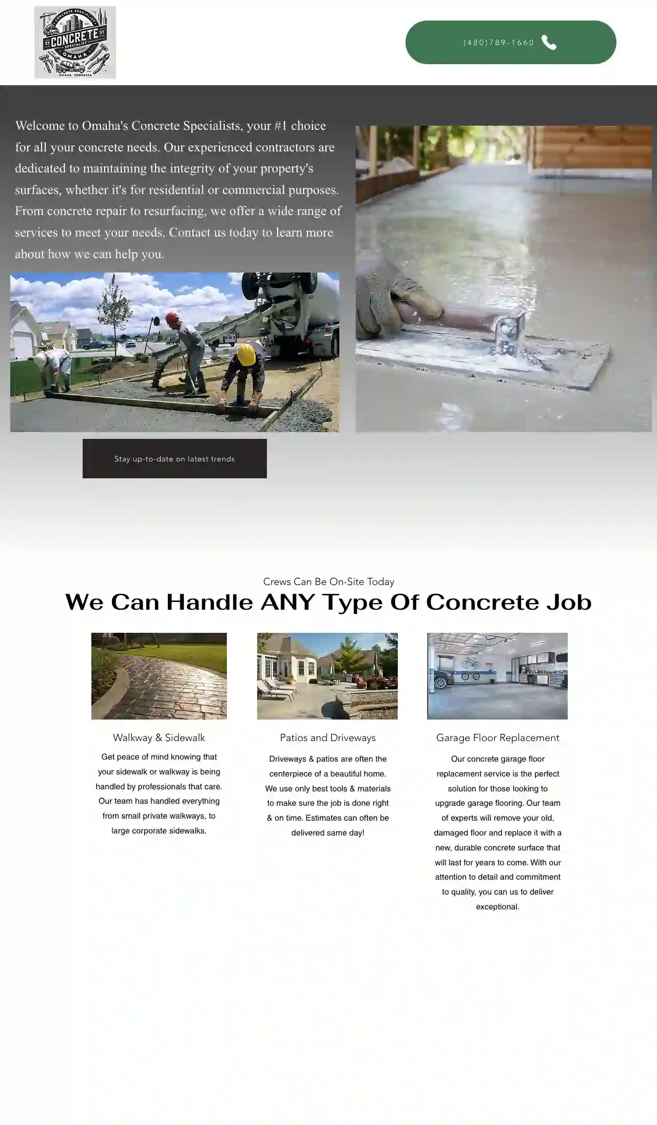 Concrete Contractor Omaha