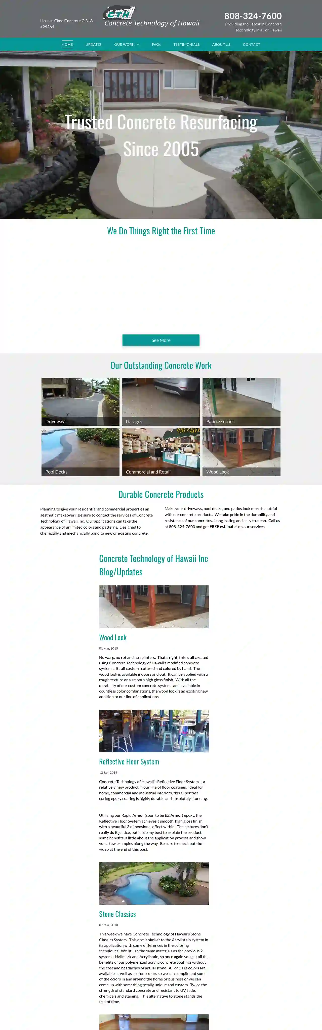 Concrete Technology Of Hawaii Inc