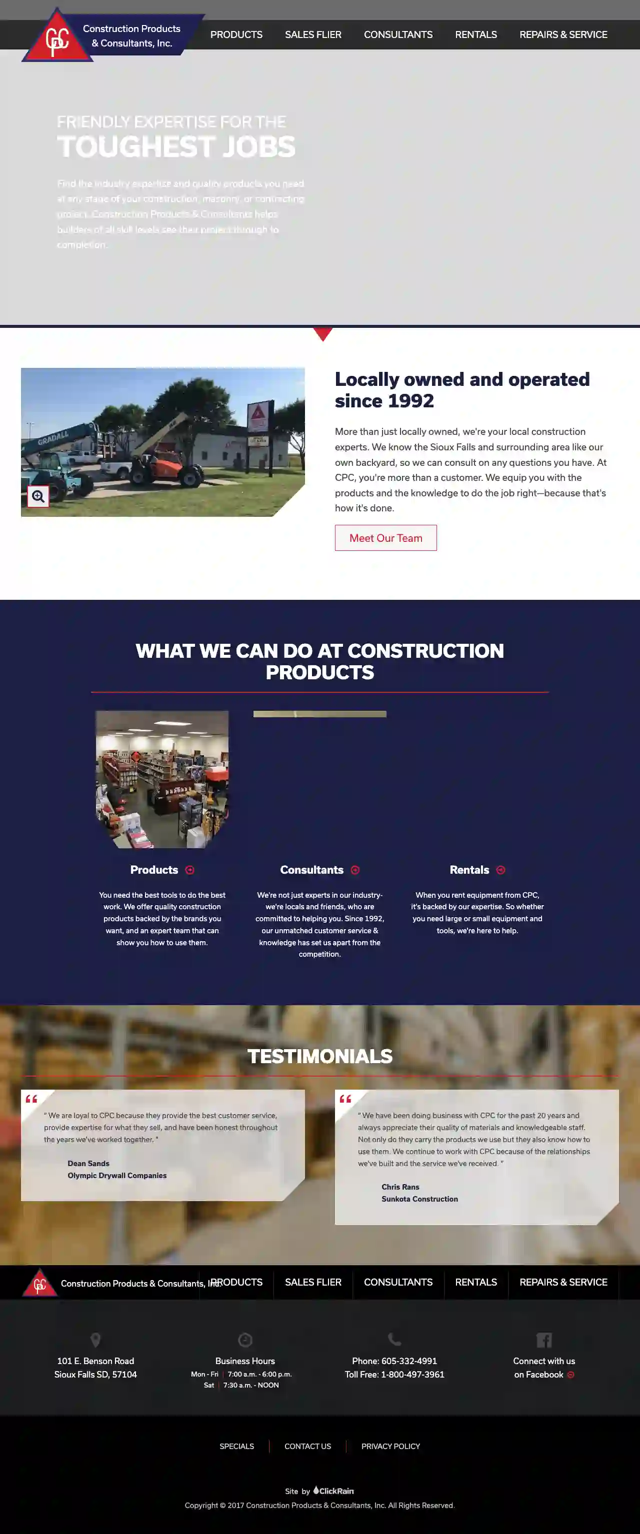 Construction Products & Consultants