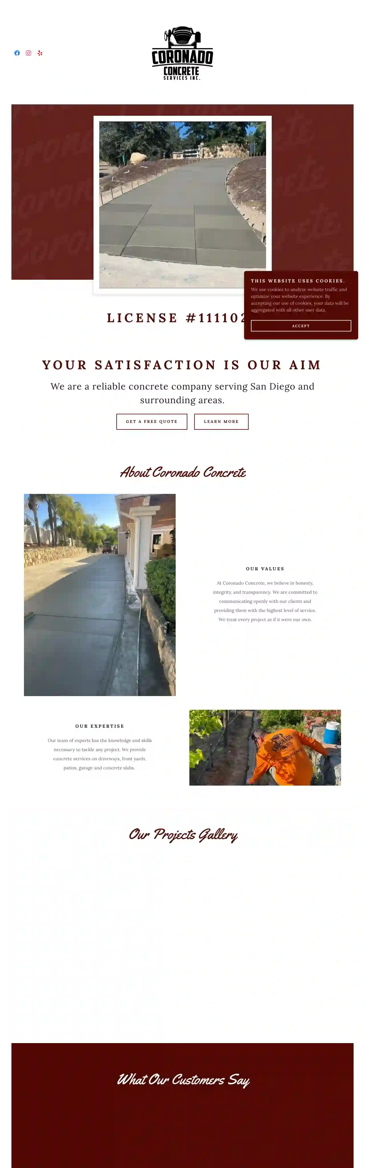 Coronado Concrete Services Inc