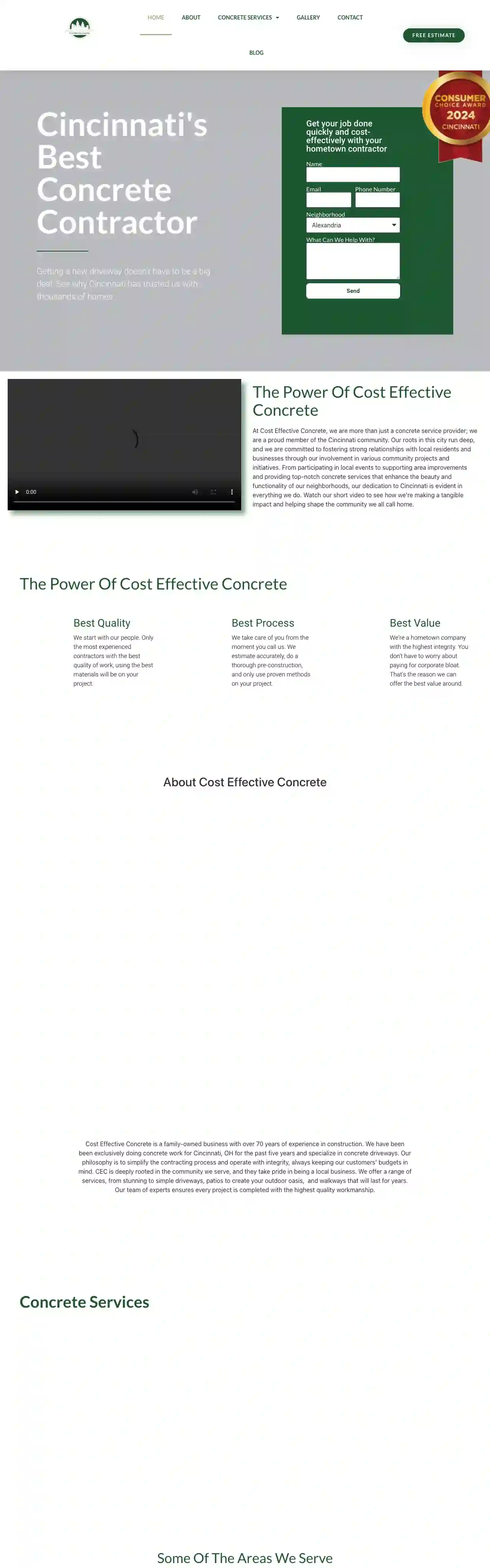 Cost Effective Concrete | Concrete Contractor