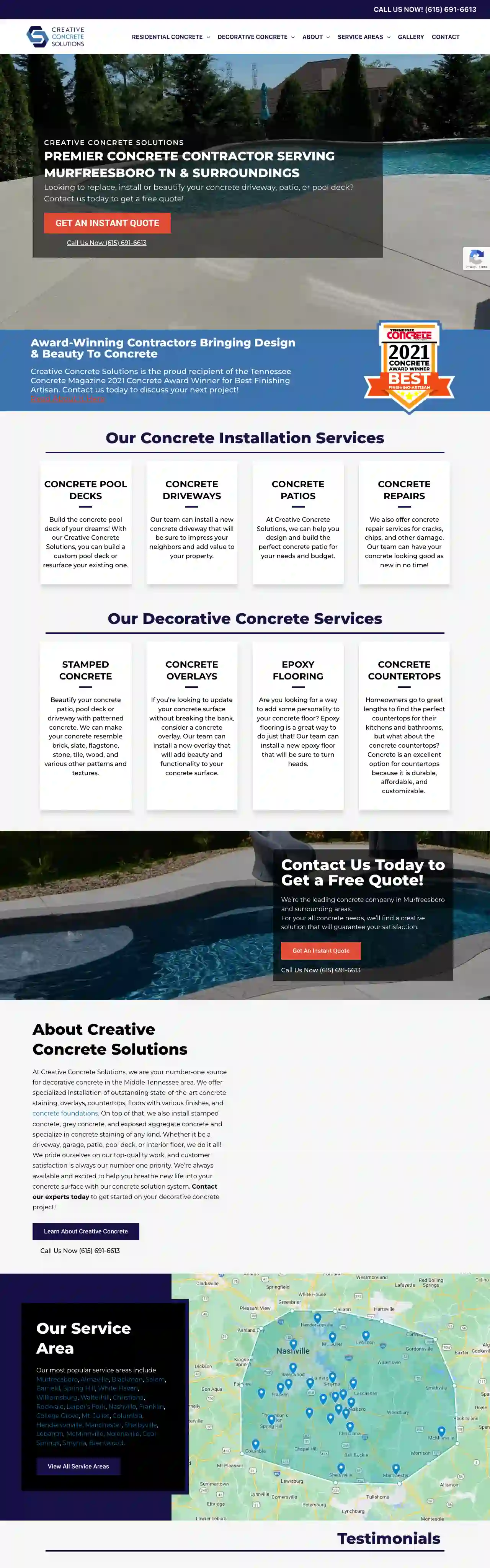 Creative Concrete Solutions, LLC