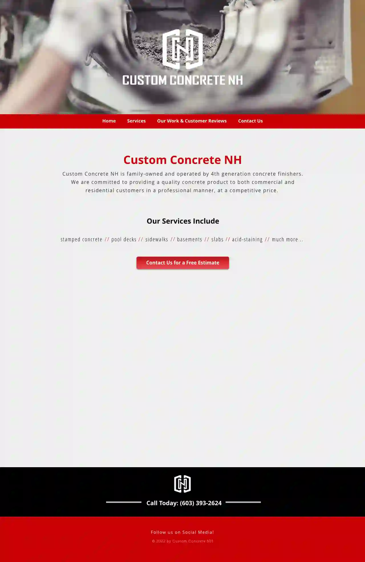 Custom Concrete NH