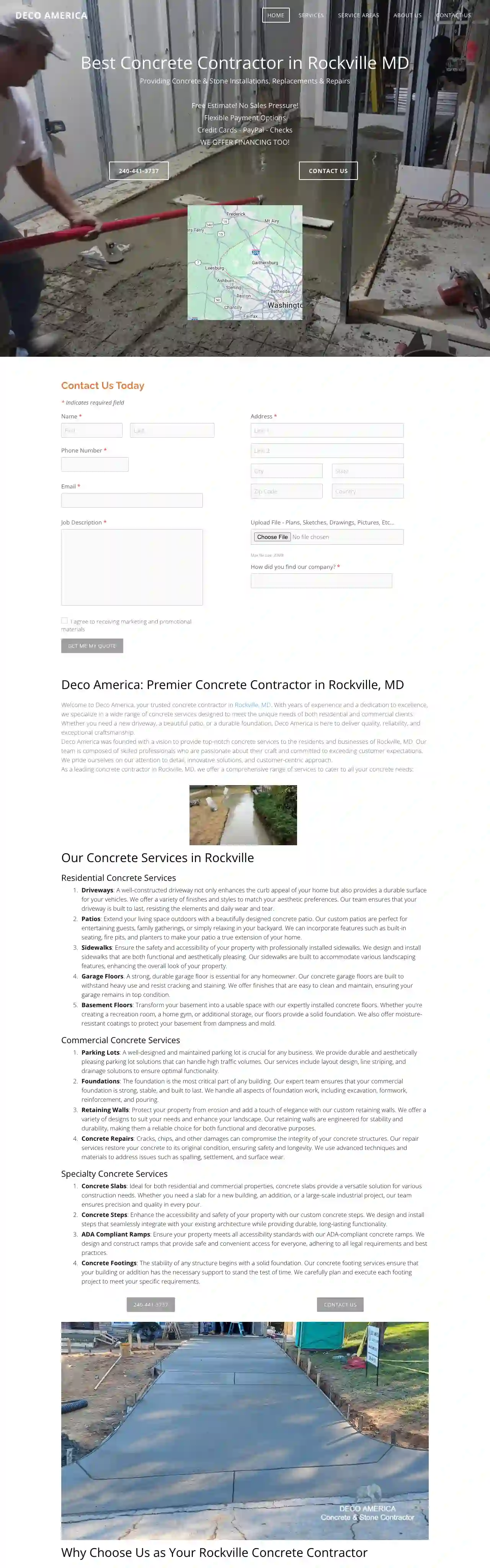 Deco America Concrete & Stone Contractor