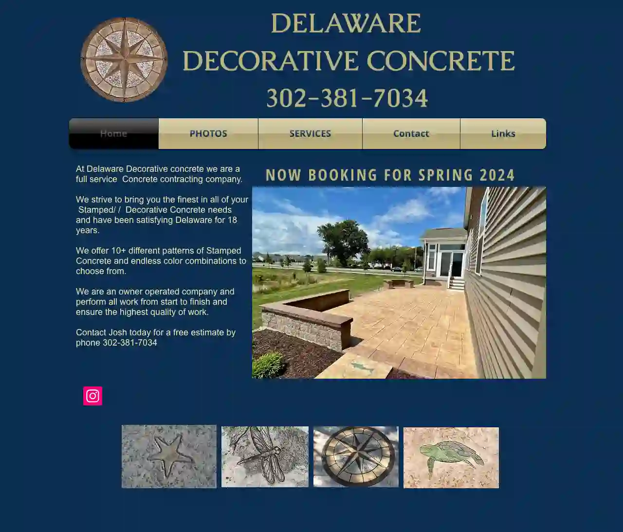 Delaware Decorative Concrete Stamped concrete