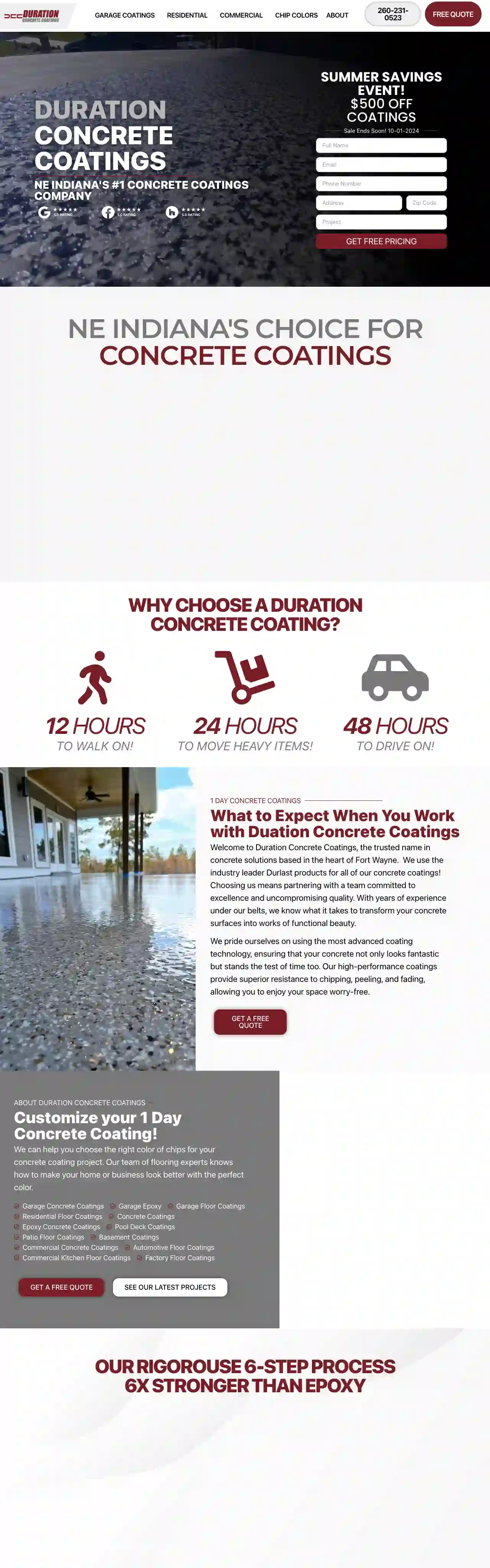 Duration Concrete Coatings by Duralast