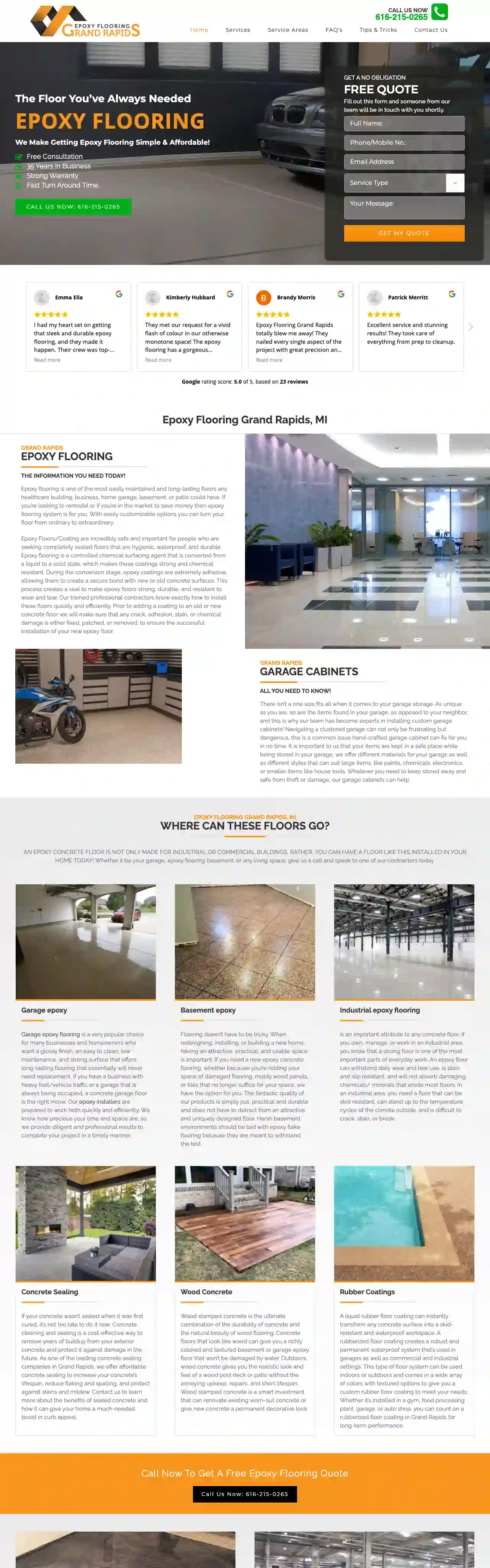 Epoxy Flooring Grand Rapids