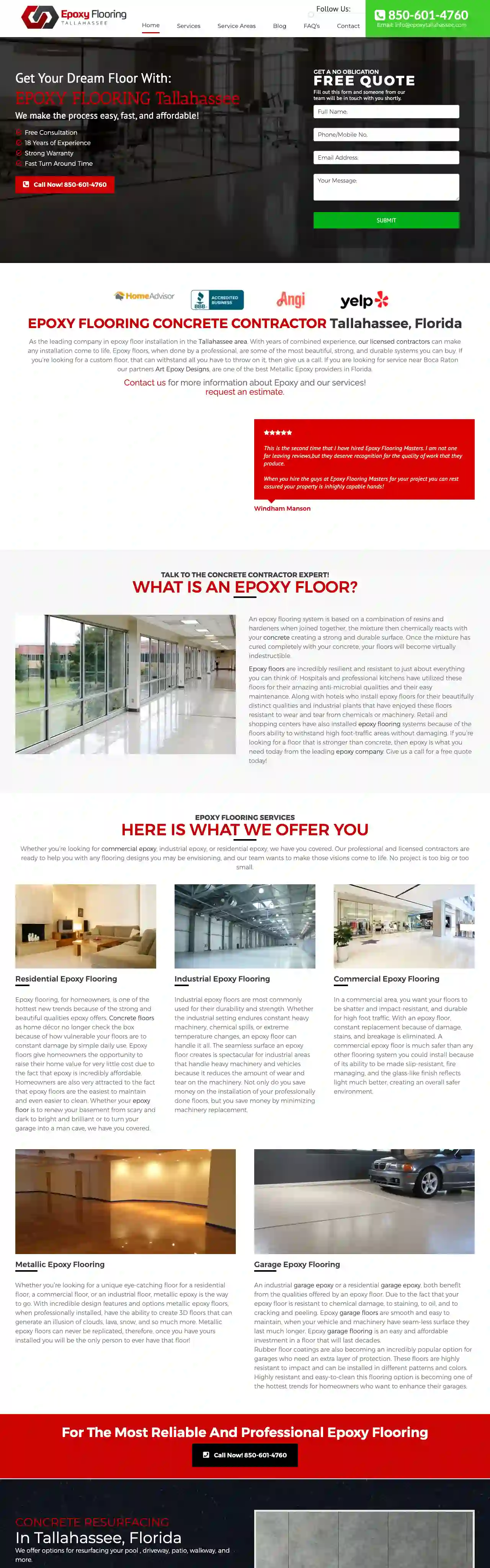 Epoxy Flooring Tallahassee