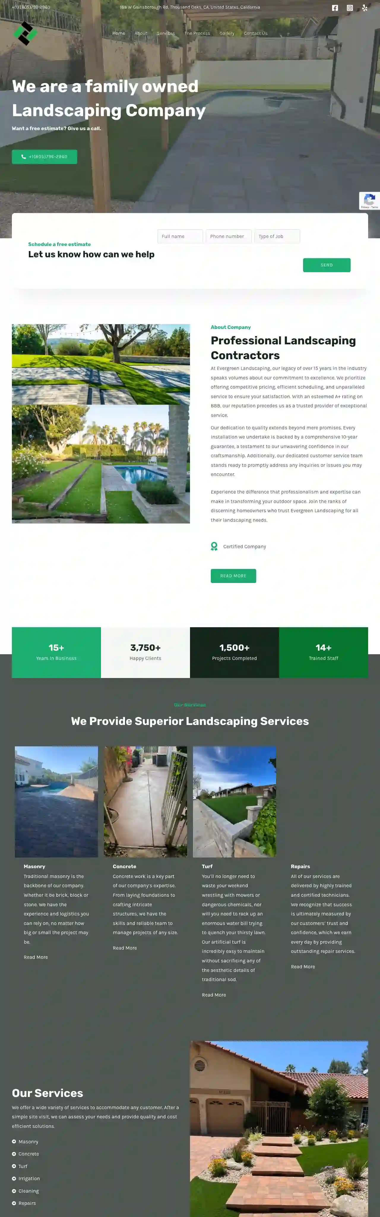 Evergreen Landscaping LLC - Turf, Pavers & More