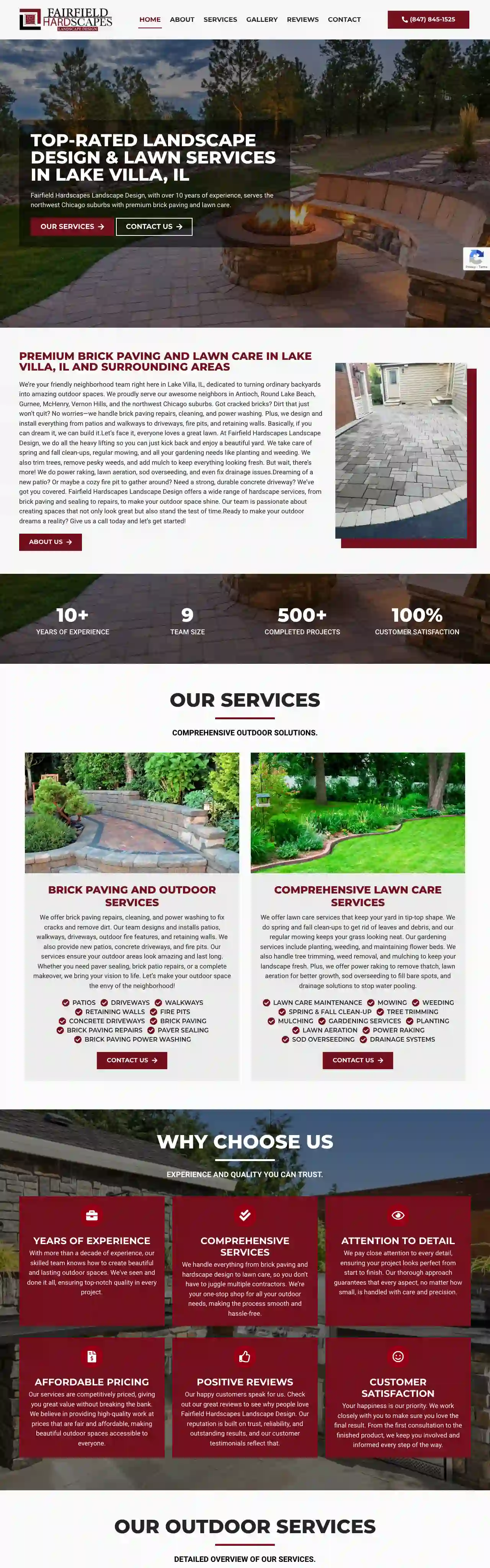 Fairfield Hardscapes Landscape Design