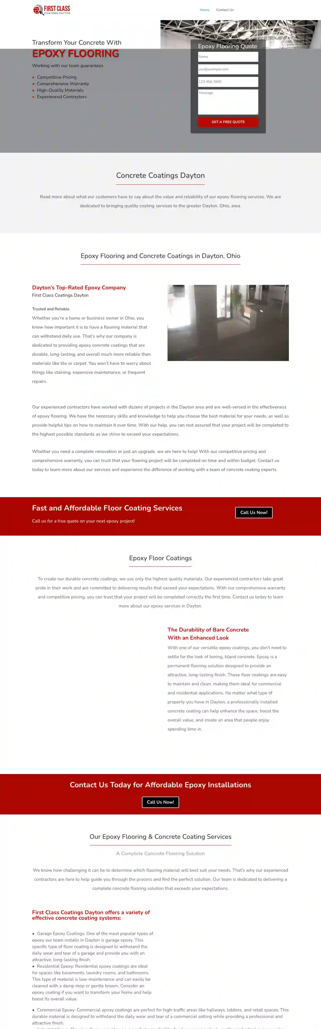 First Class Coatings Dayton