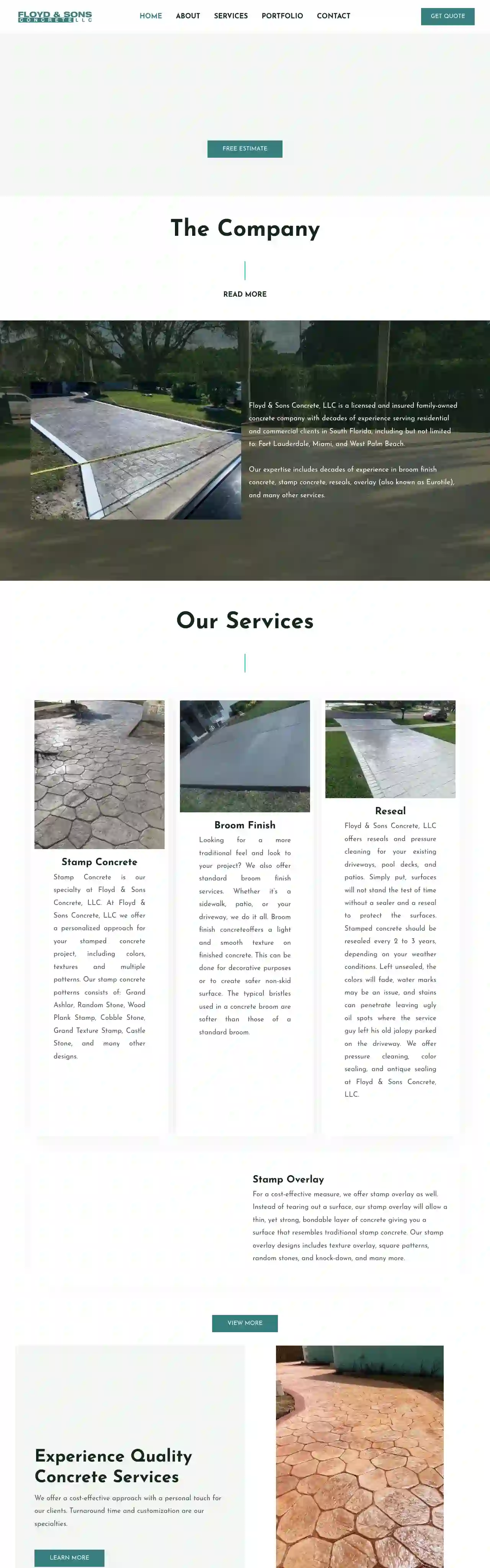 Floyd & Sons Concrete Services, LLC