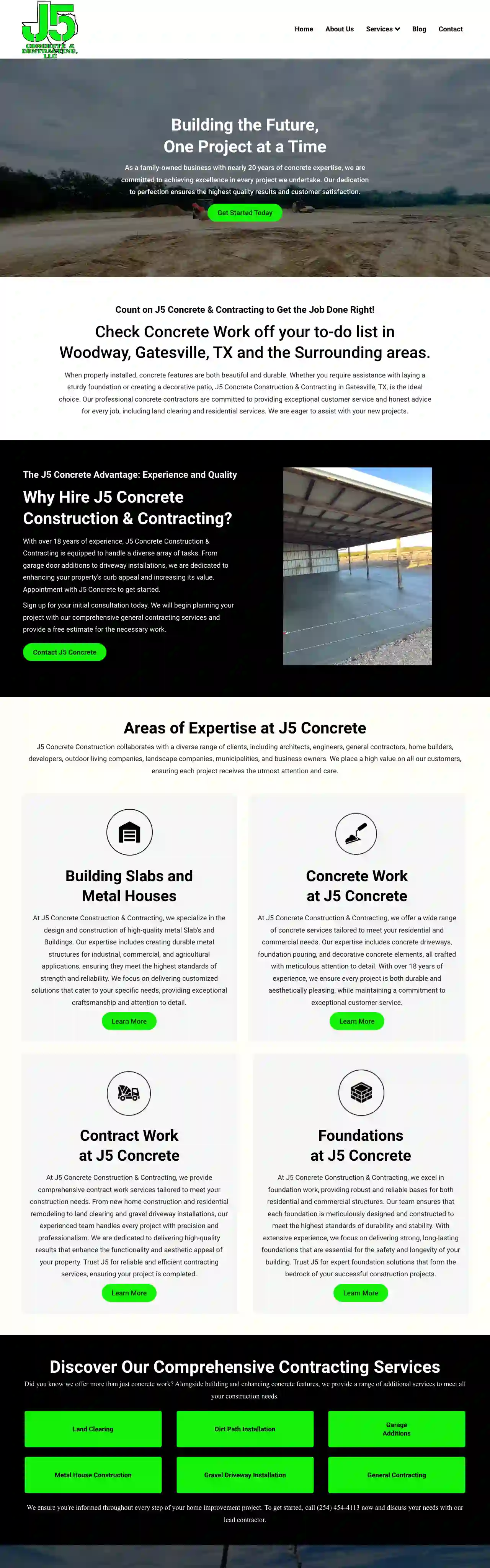 J5 Concrete Construction & Contracting