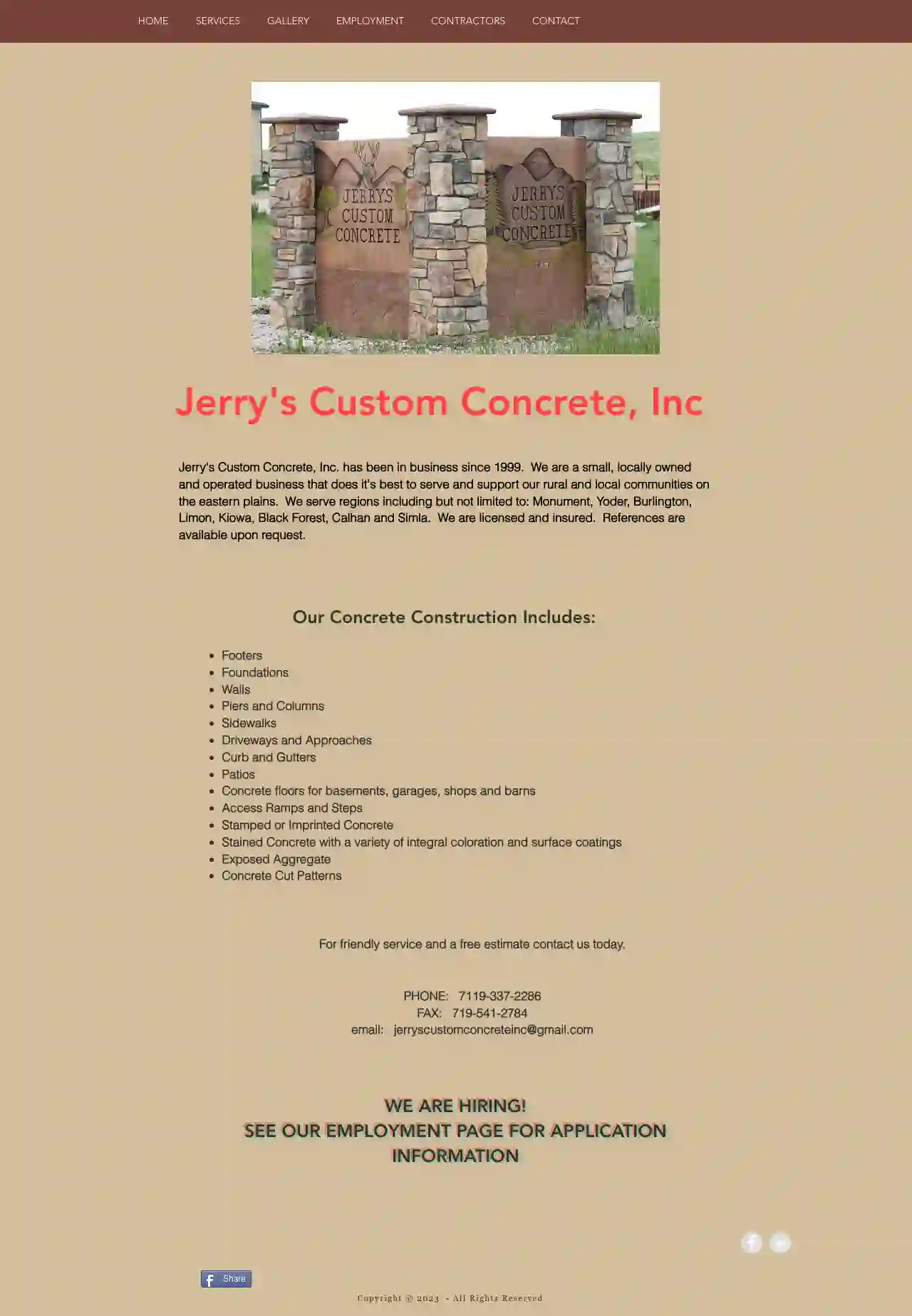 Jerry's Custom Concrete