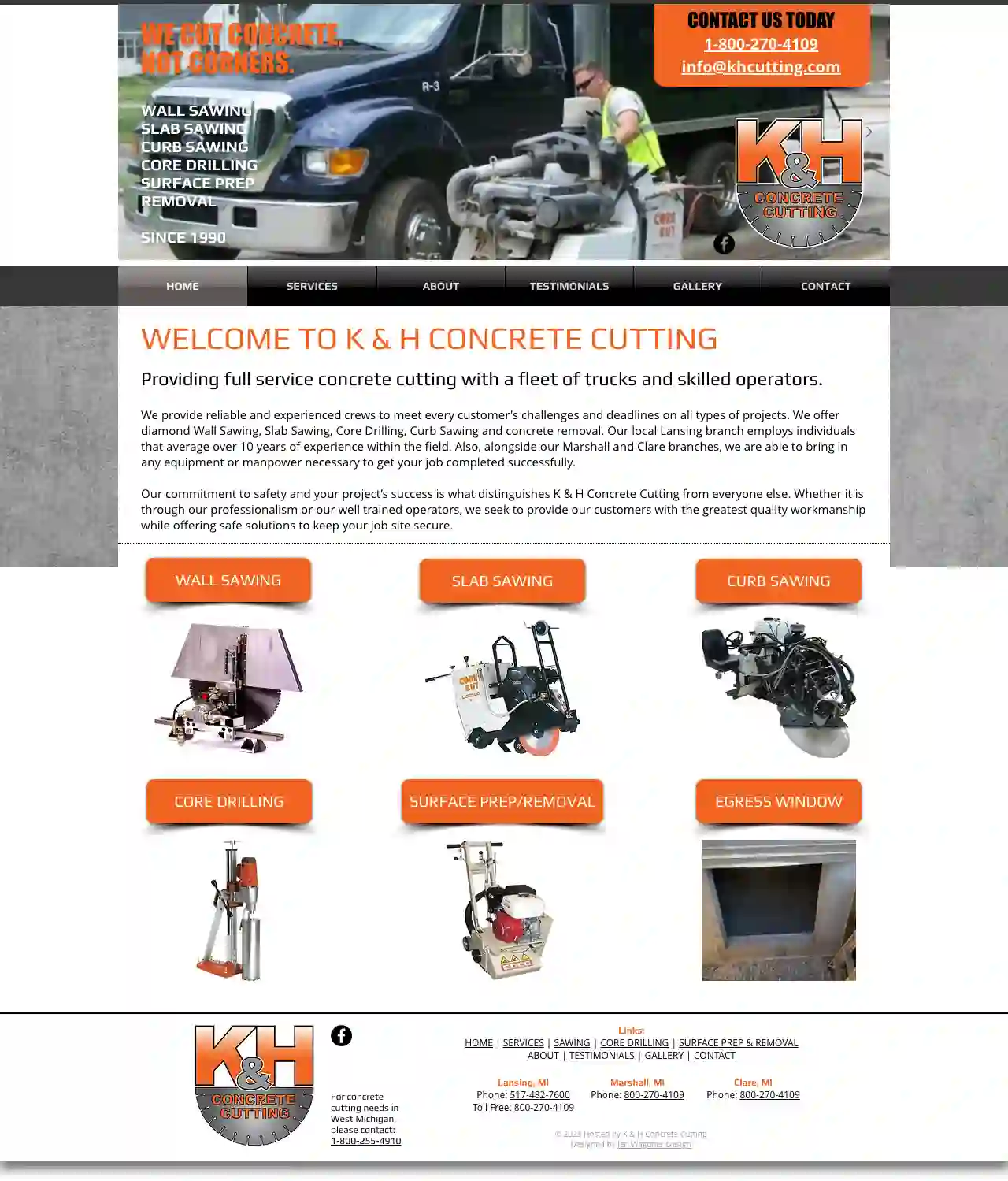 K & H Concrete Cutting