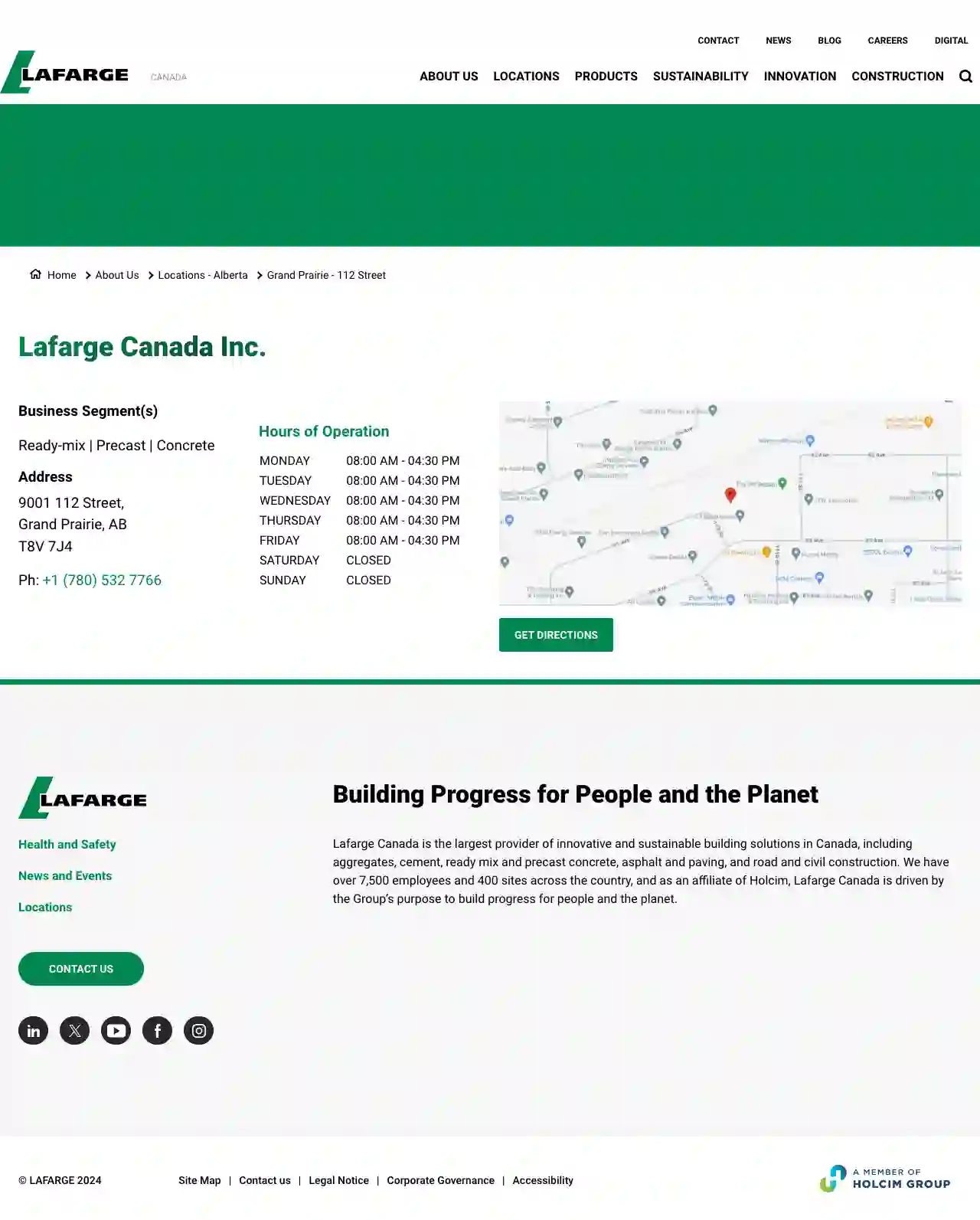 Lafarge Canada Inc.