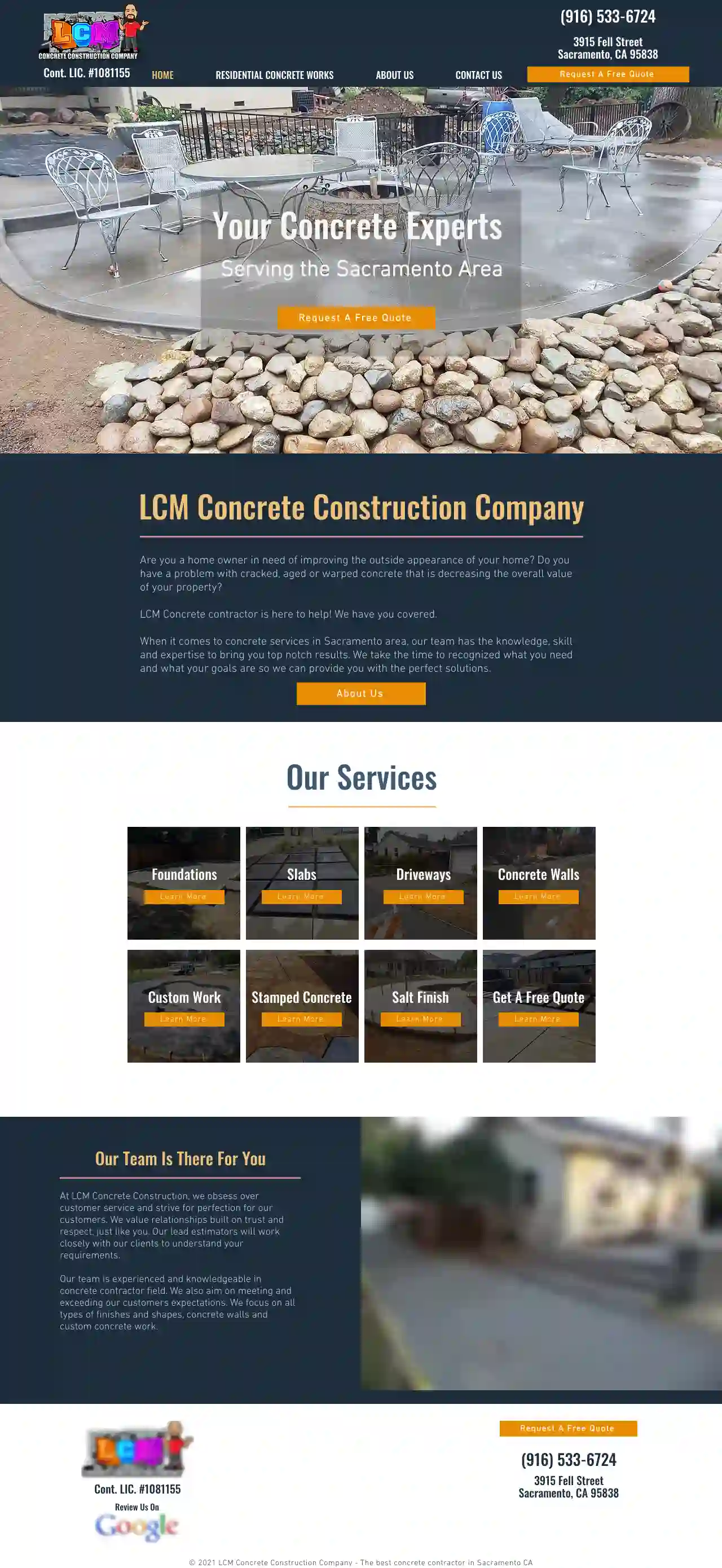 LCM Concrete Construction Company