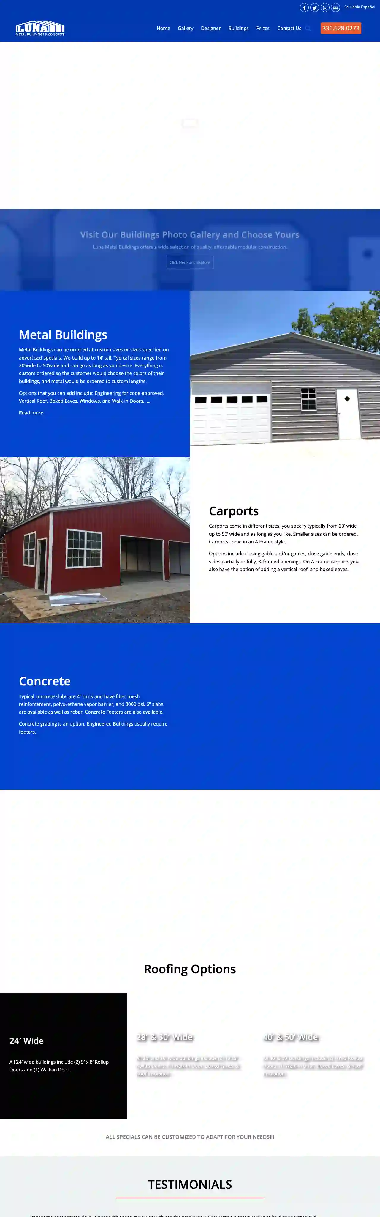 Luna Metal Buildings & Concrete, LLC