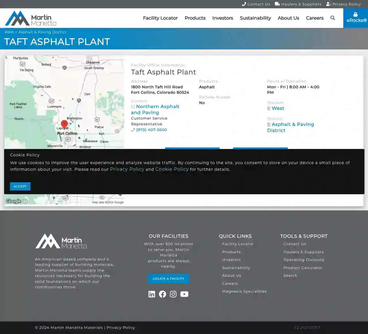 Martin Marietta - Taft Asphalt Plant