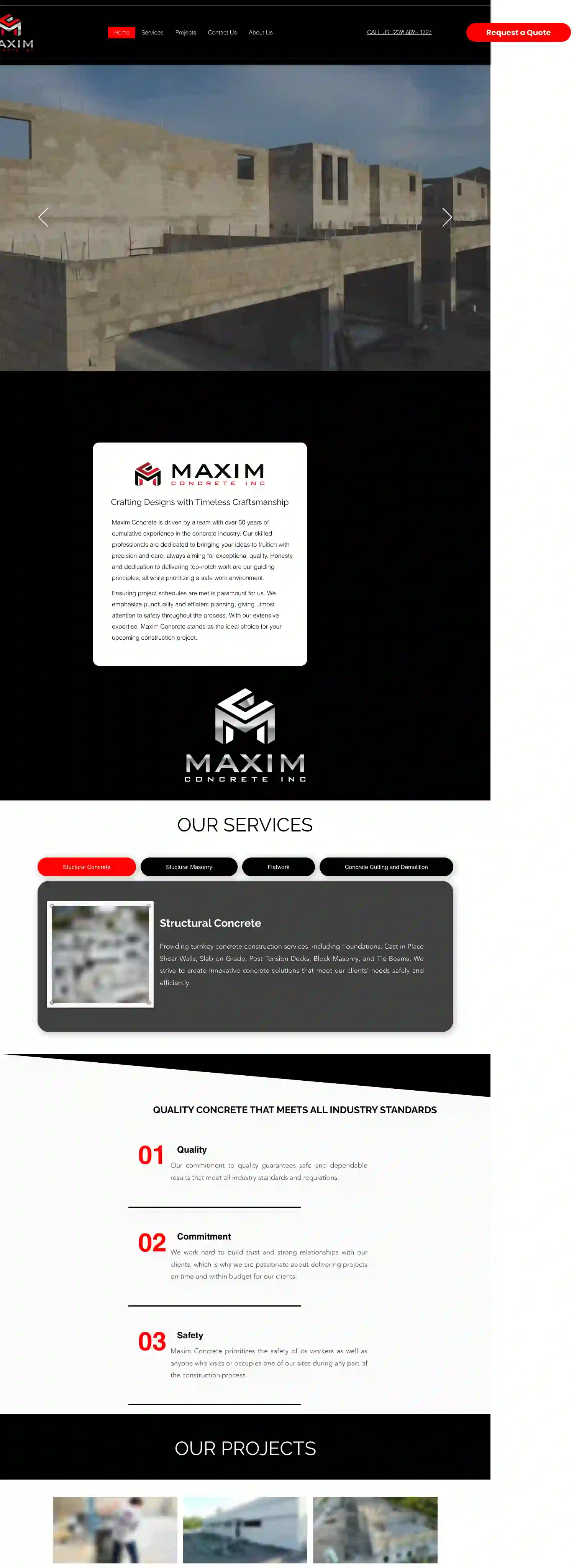 Maxim Concrete Inc