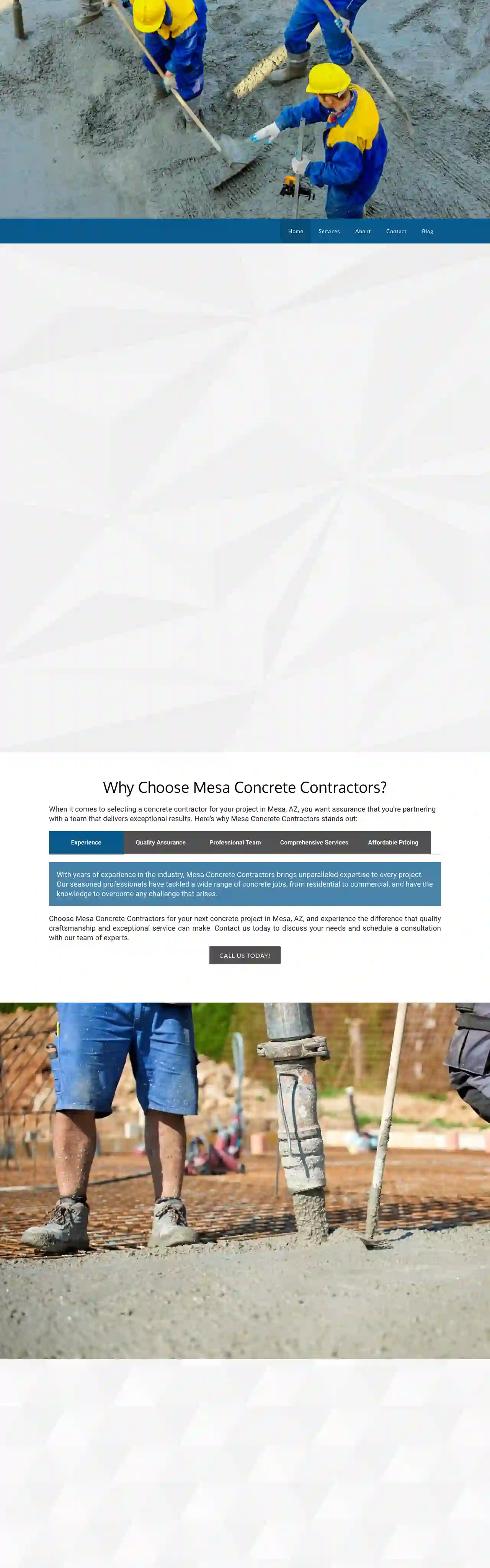 Mesa Concrete Contractors